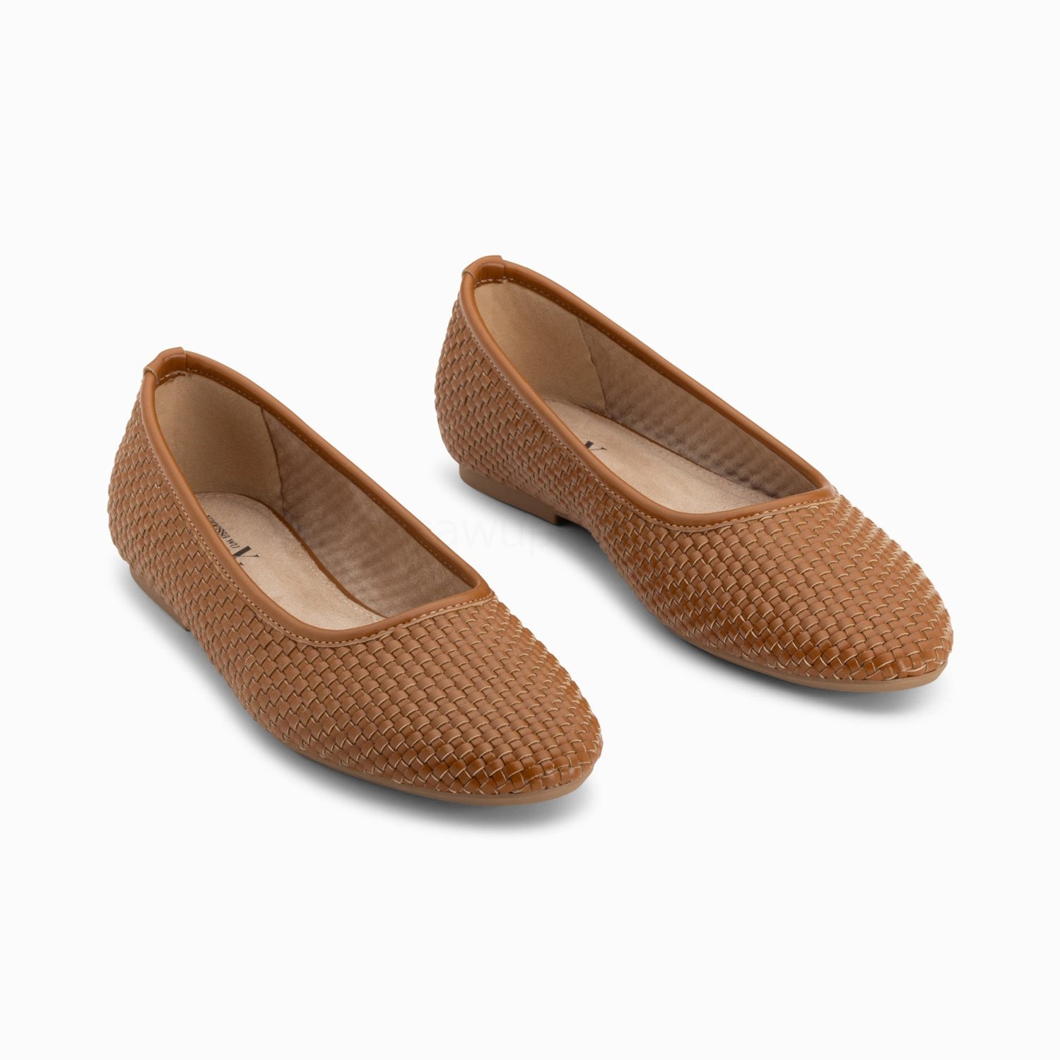 (image for) Ballerines Plates Provence TresséEs Camel Pour Femme | Vanessawupromo.Com 12