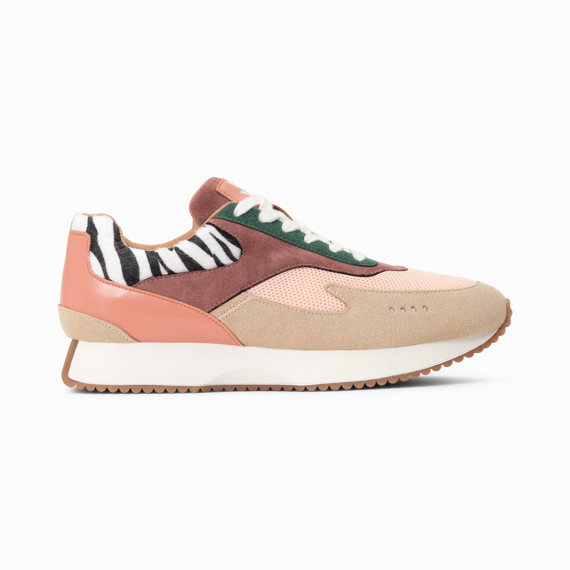 (image for) Baskets Anouk Rose Et Beige à Semelle Running | Vanessawupromo.Com 382