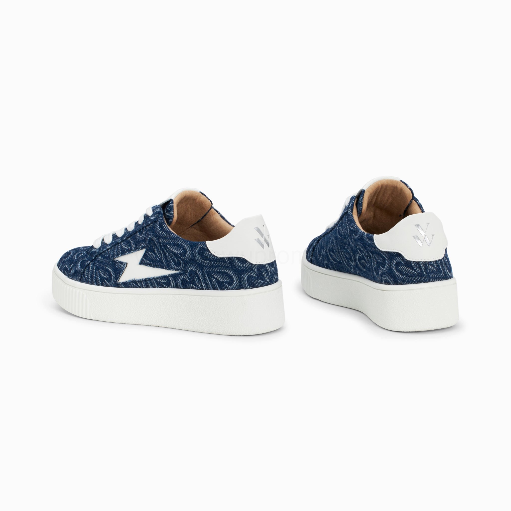 (image for) Baskets éClair Enola Denim Coeur à Lacets | Vanessawupromo.Com 241