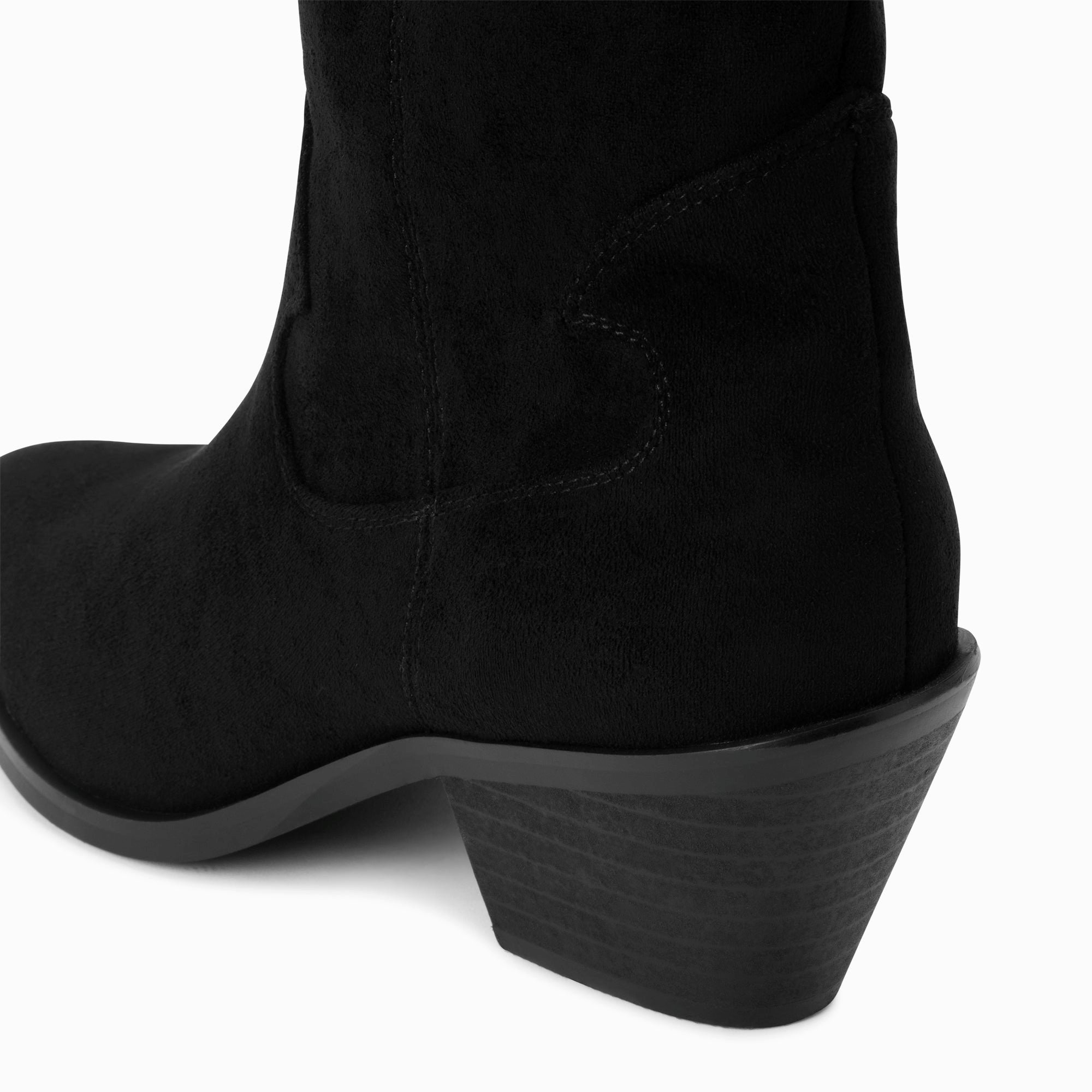 (image for) Bottines Santiags Beverly Noires Mi-Mollet | Vanessawupromo.Com 361