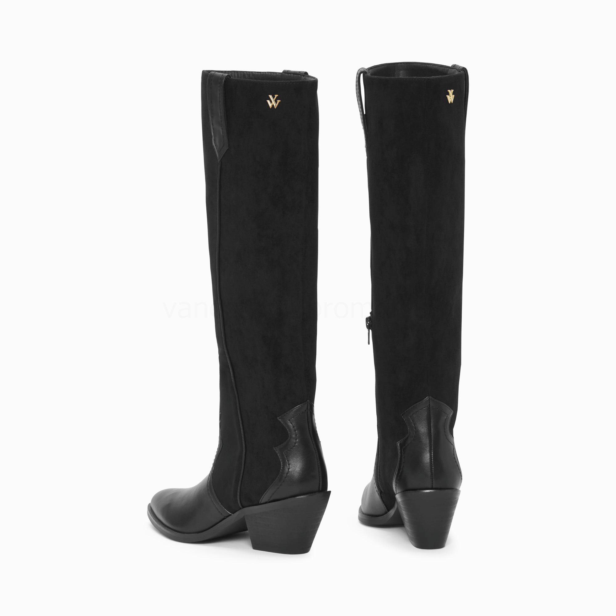 (image for) Bottes Santiags Joe Bi-MatièRe Noires | Vanessawupromo.Com 477