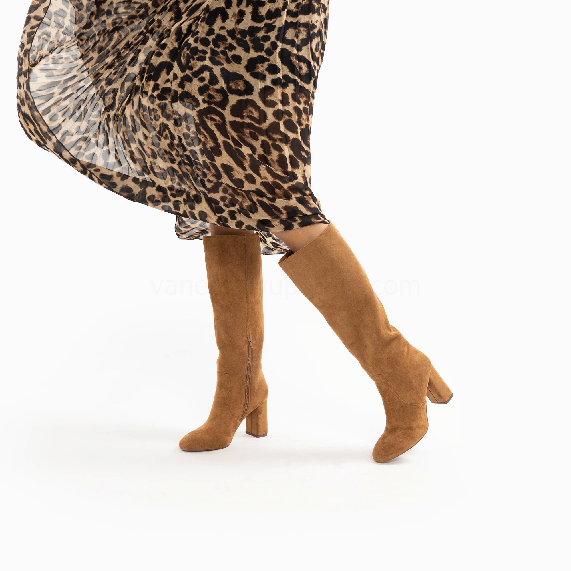 (image for) Bottes Olivia Camel à Talon | Vanessawupromo.Com 608