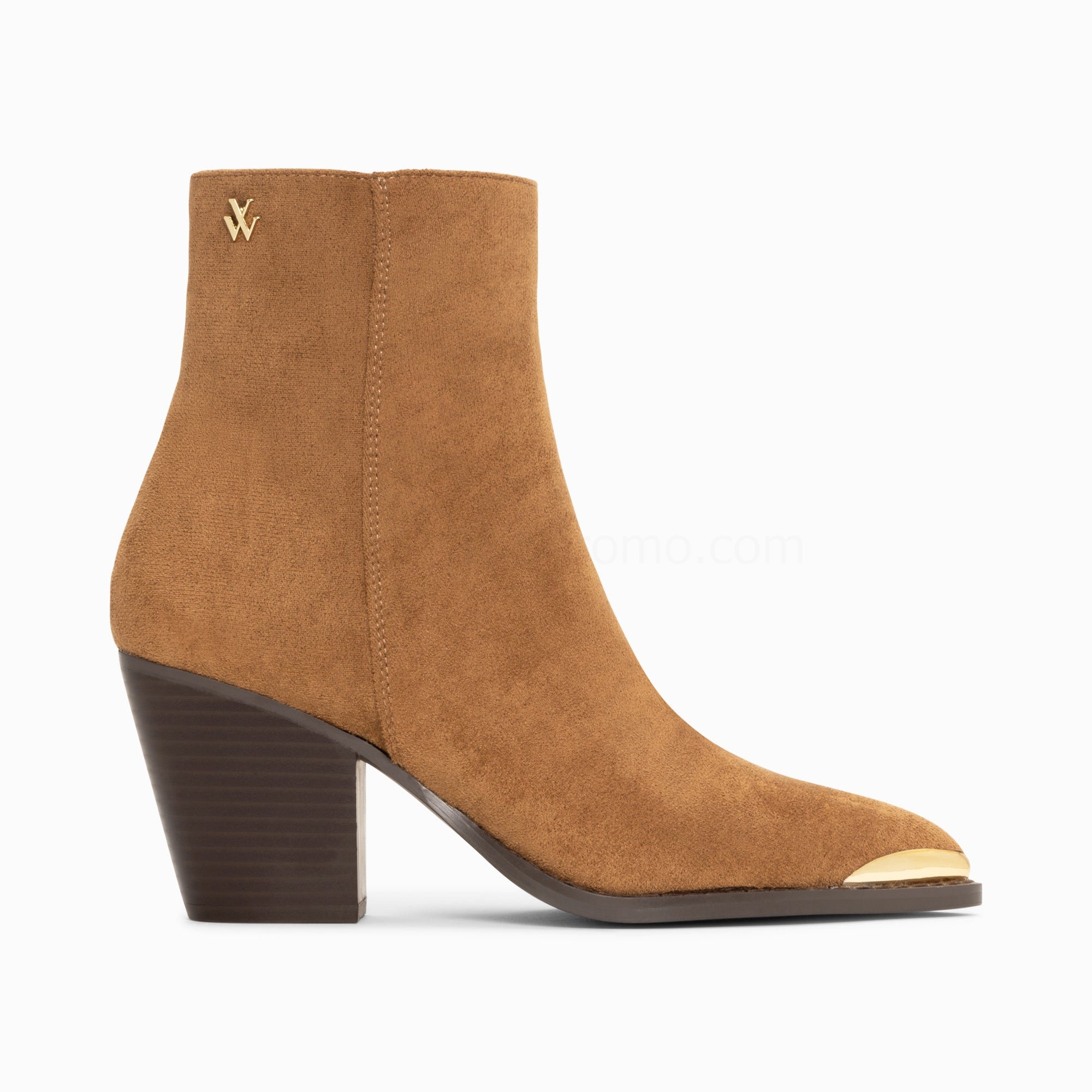 (image for) Bottines Santiags Jenn Camel à Talon | Vanessawupromo.Com 294