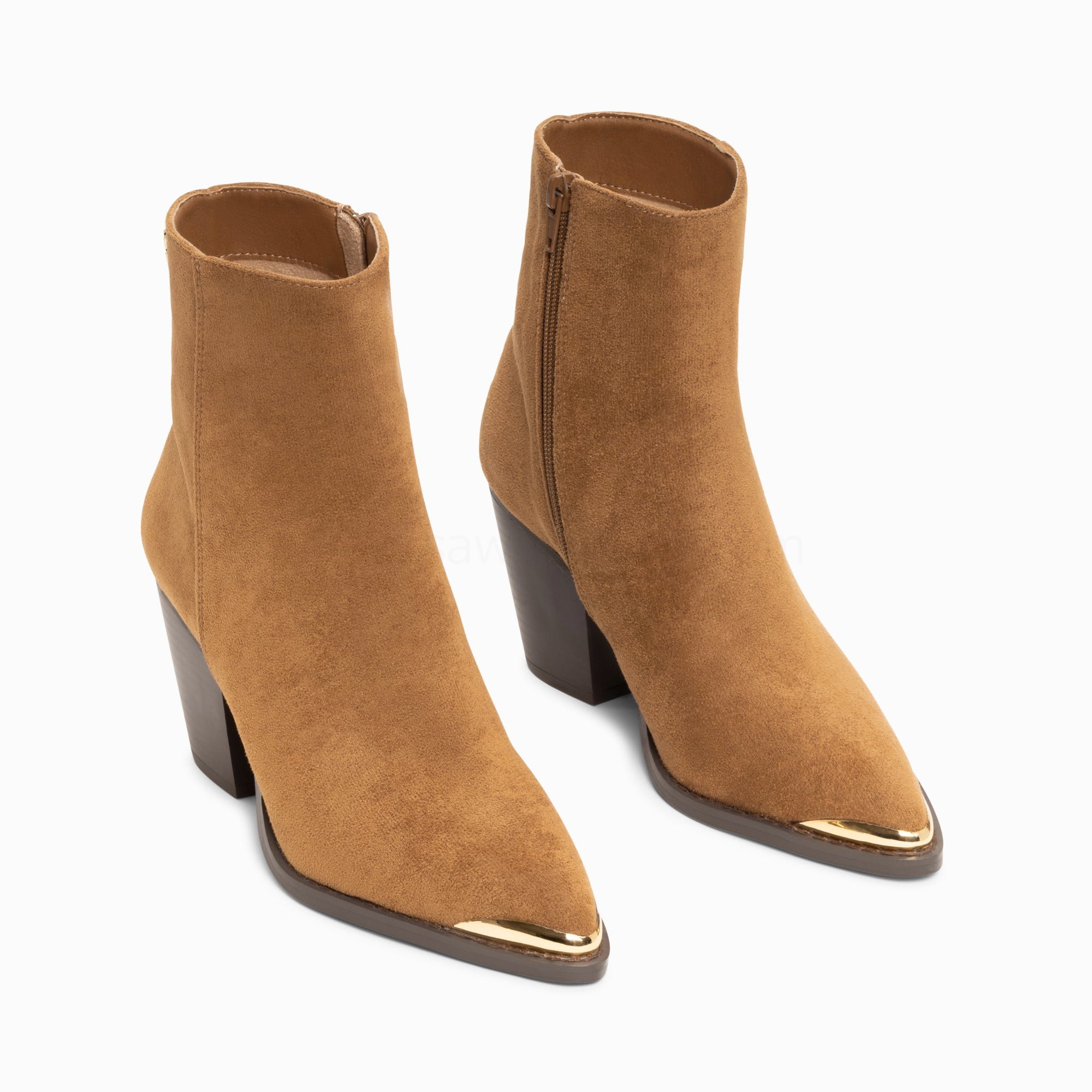 (image for) Bottines Santiags Jenn Camel à Talon | Vanessawupromo.Com 294