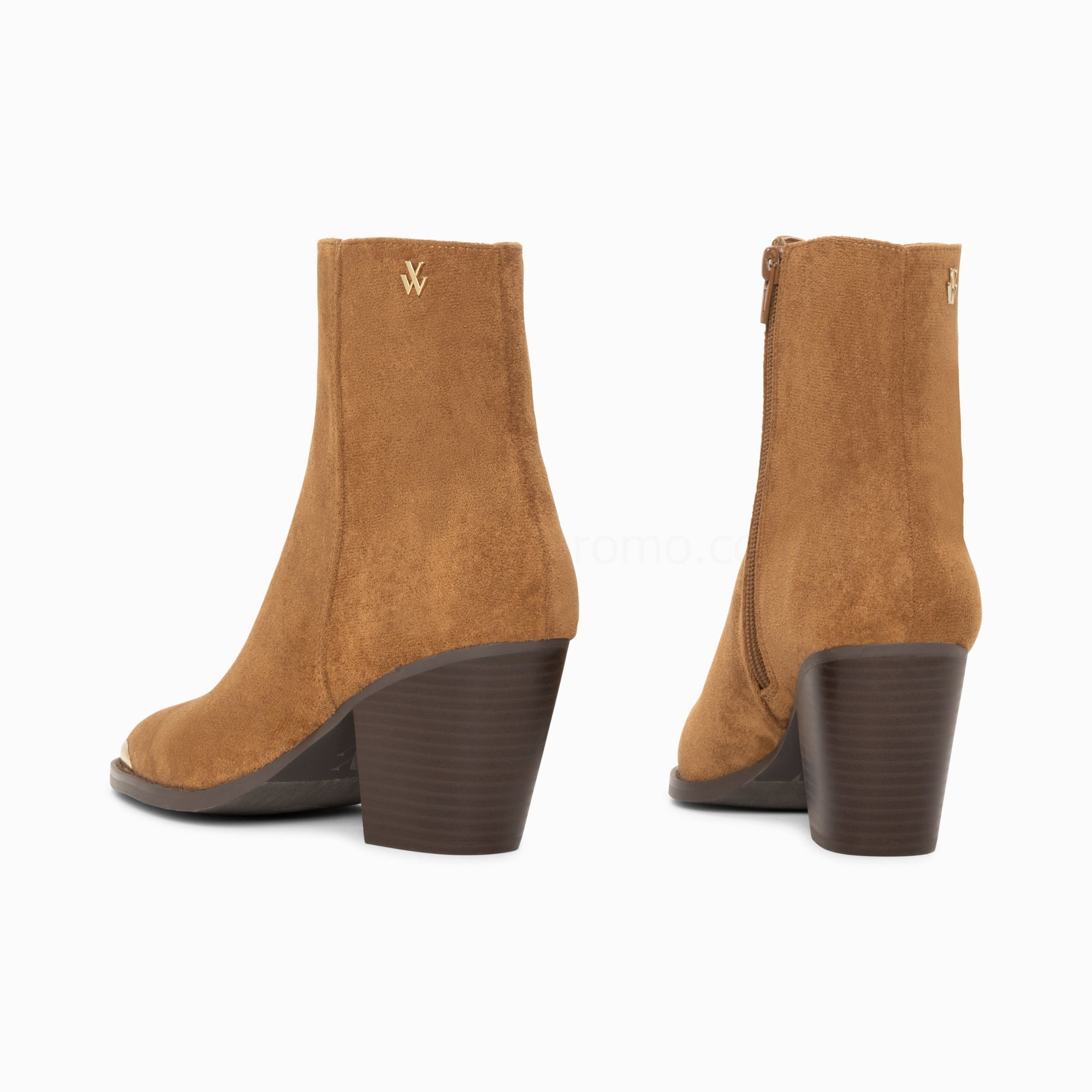 (image for) Bottines Santiags Jenn Camel à Talon | Vanessawupromo.Com 294