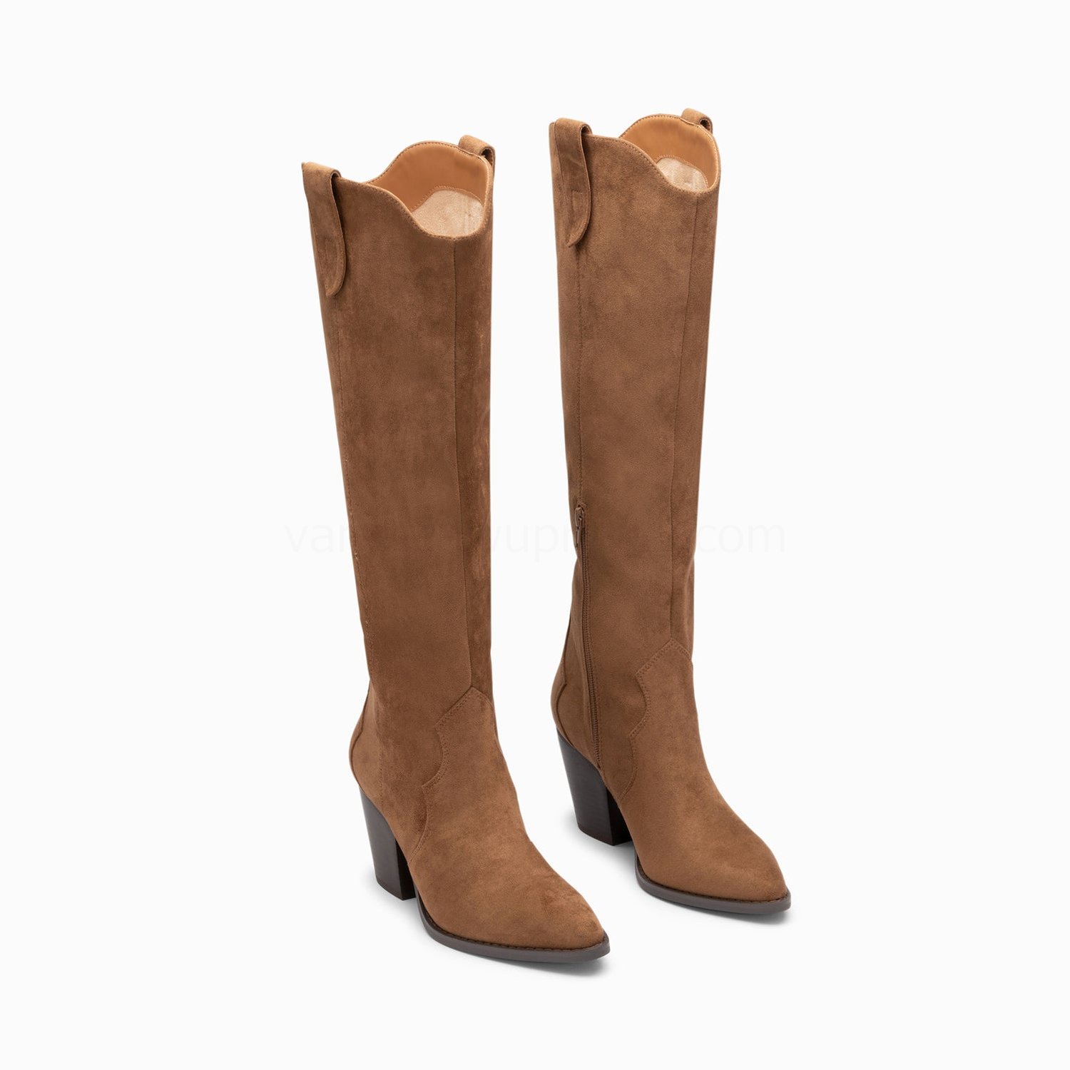 (image for) Bottes Santiags Sharon Camel à Talon | Vanessawupromo.Com 229