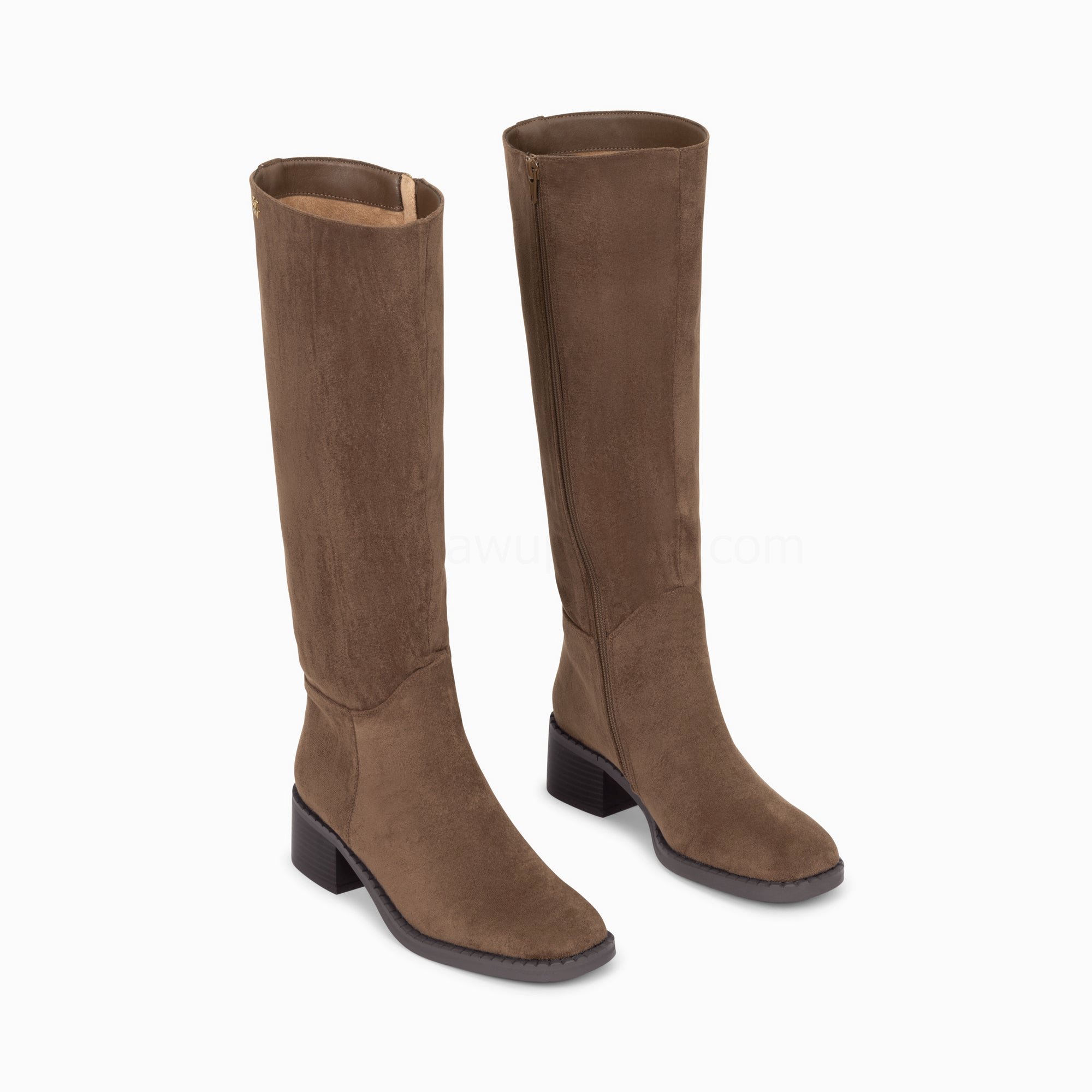 (image for) Bottes Irina Taupe En SuéDine | Vanessawupromo.Com 458