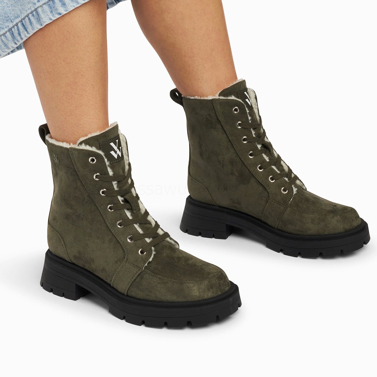 (image for) Bottines Rangers Sally Kaki | Vanessawupromo.Com 658