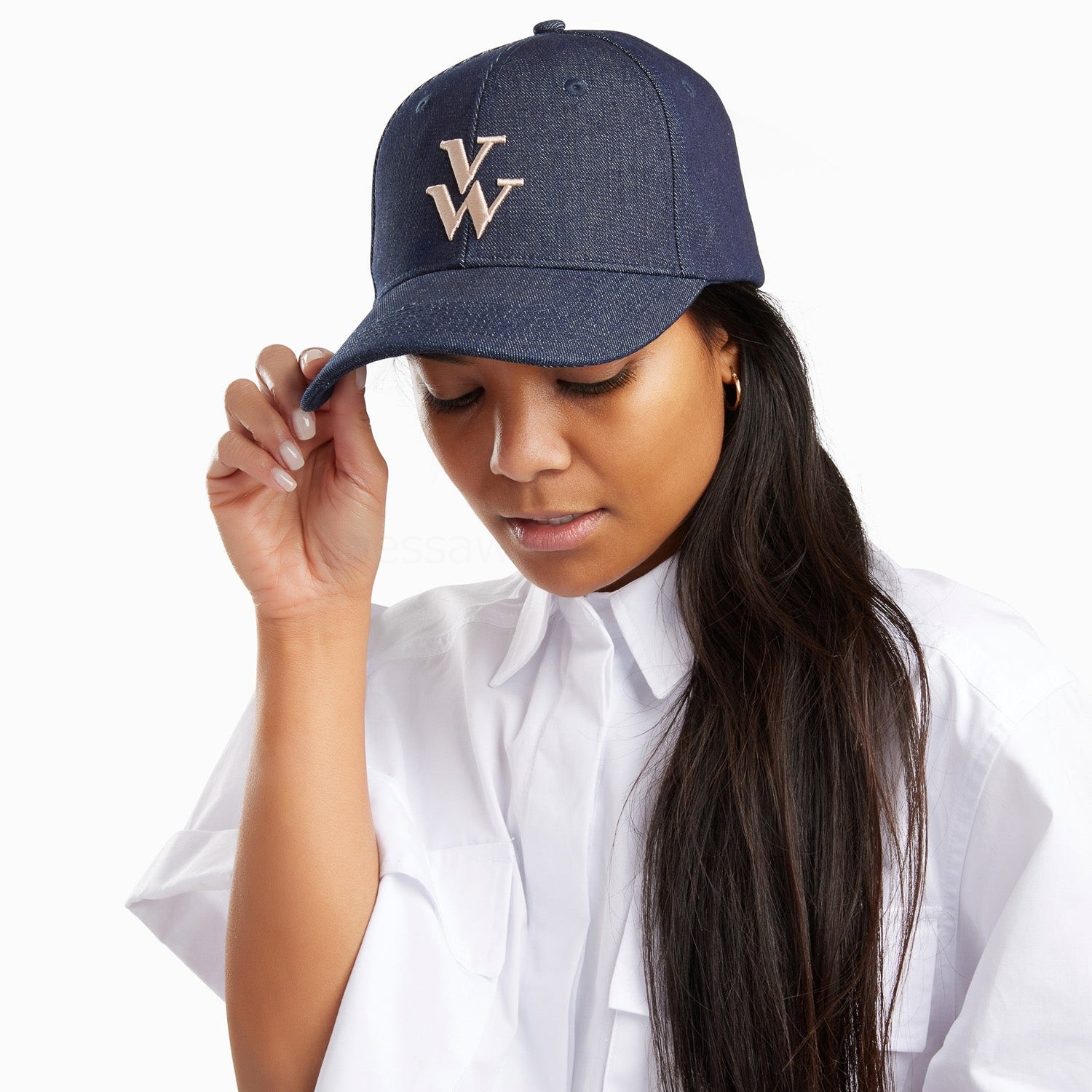 (image for) Casquette Clem Denim à Monogramme Brodé | Vanessawupromo.Com 35