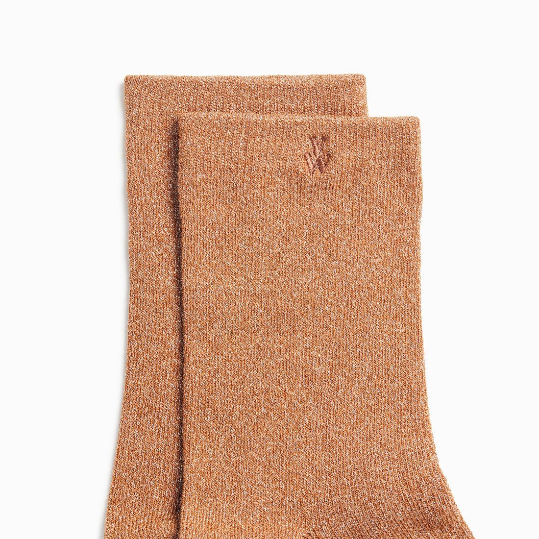 (image for) Chaussettes Quinn Camel Et Or Pailleté | Vanessawupromo.Com 775