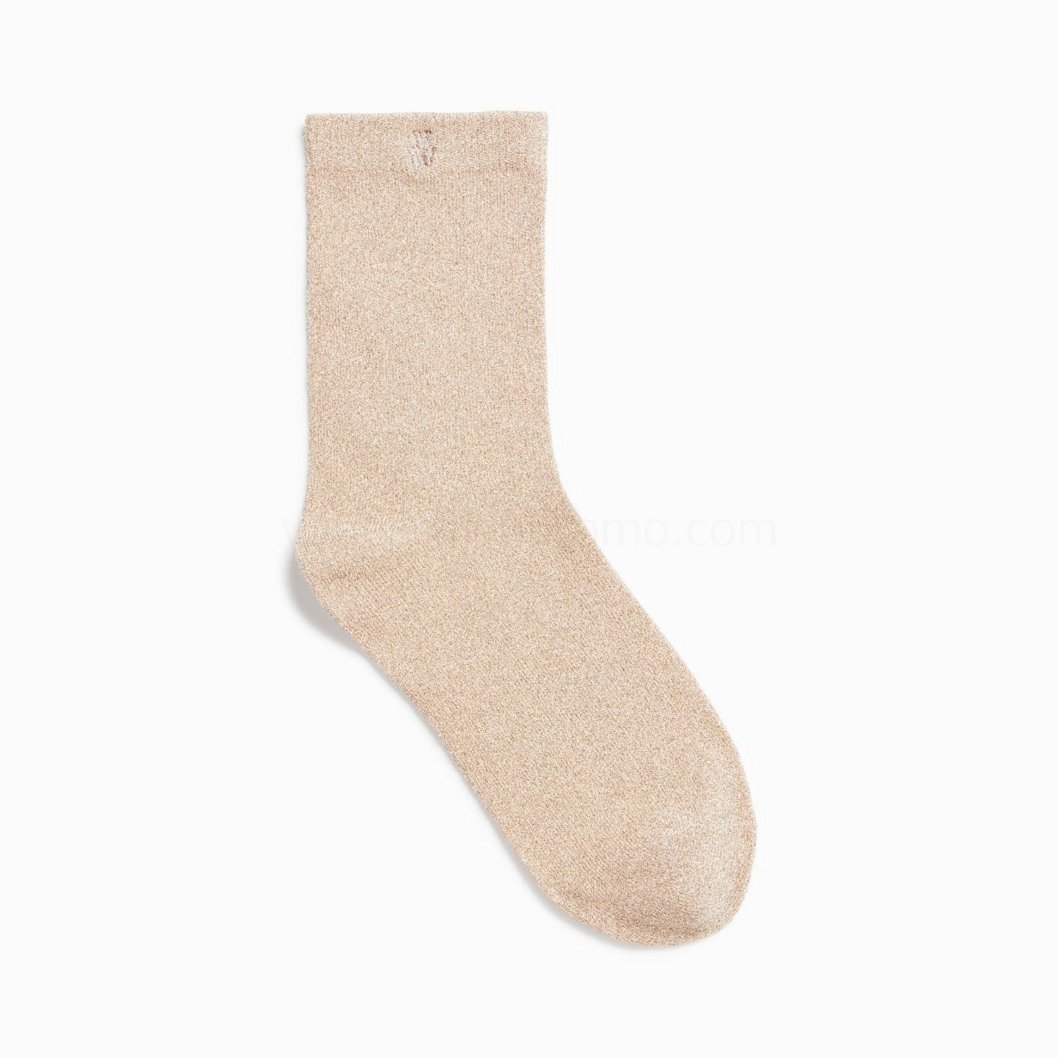 (image for) Chaussettes Quinn Beige Et Or Pailleté | Vanessawupromo.Com 776