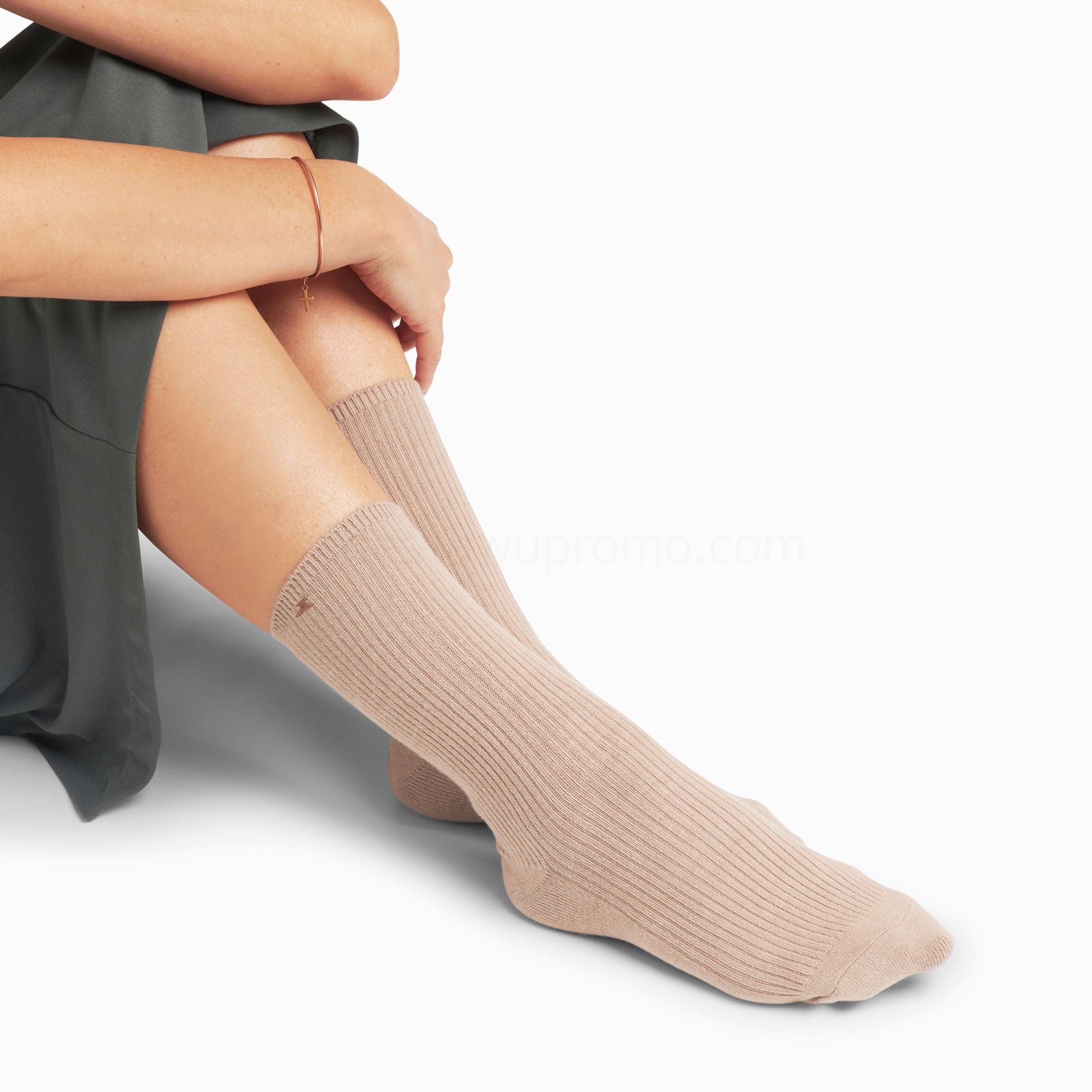 (image for) Chaussettes Ella Taupe CôTeléEs | Vanessawupromo.Com 763