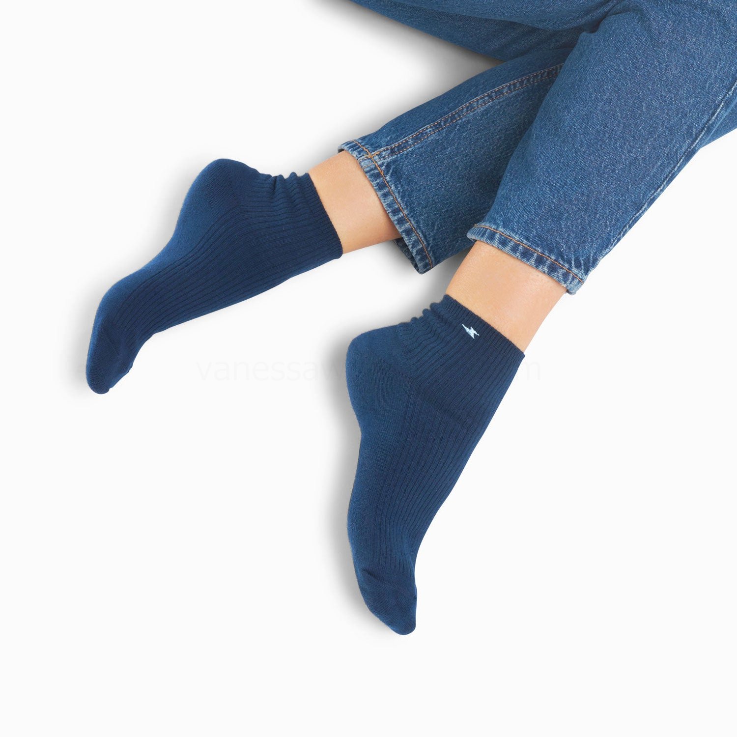 (image for) Chaussettes Courtes Amy Bleu Marine CôTeléEs | Vanessawupromo.Com 760