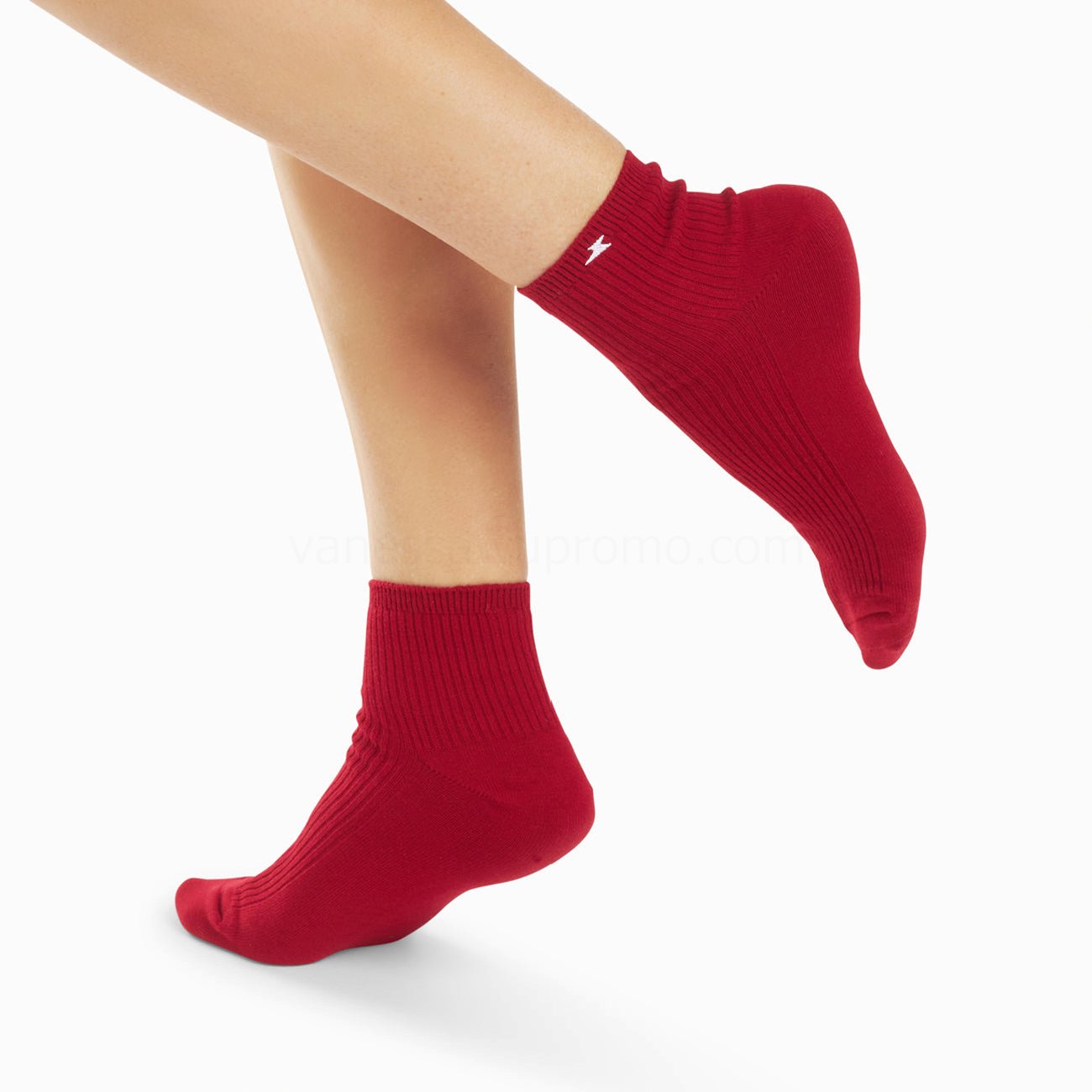 (image for) Chaussettes Courtes Amy Rouges CôTeléEs | Vanessawupromo.Com 759