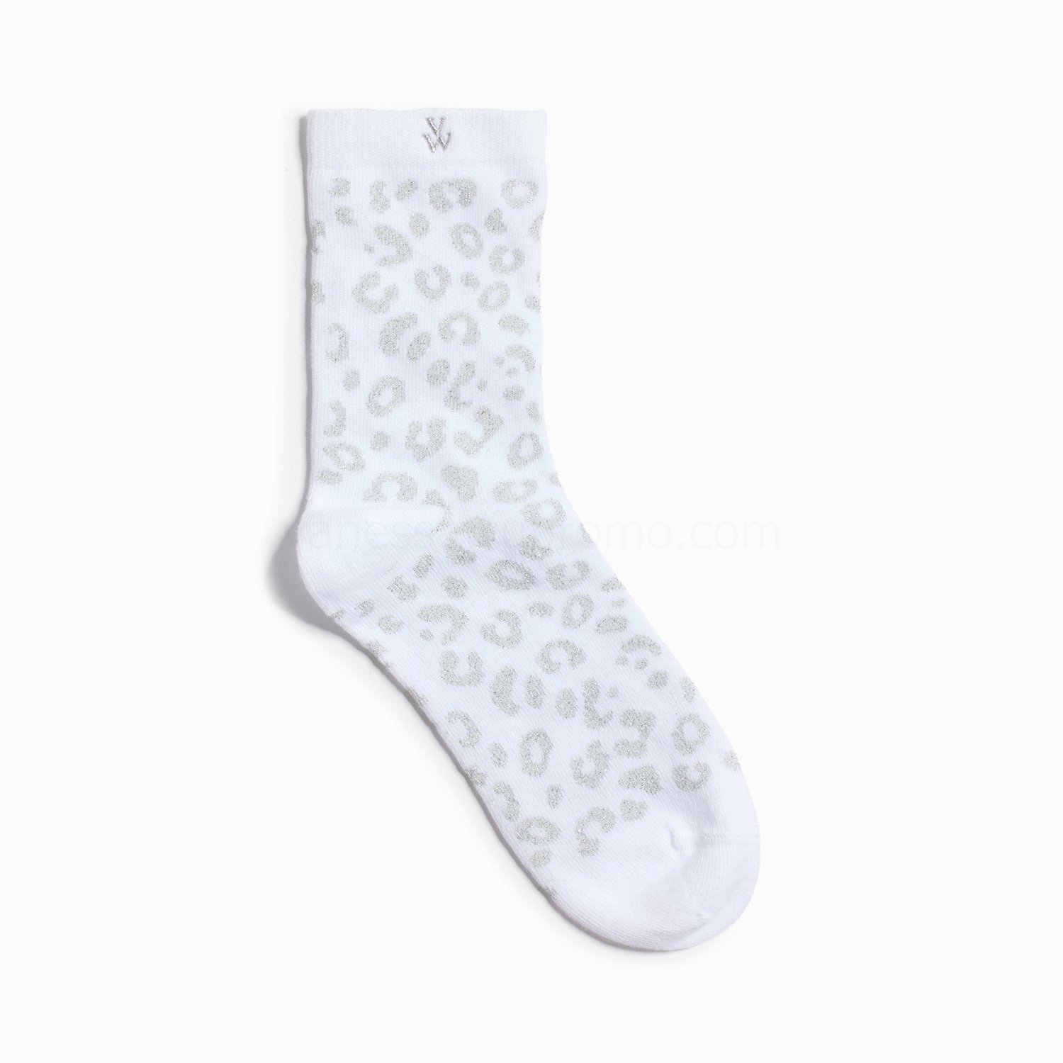 (image for) Chaussettes Tara Blanc Et LéOpard Argent | Vanessawupromo.Com 41