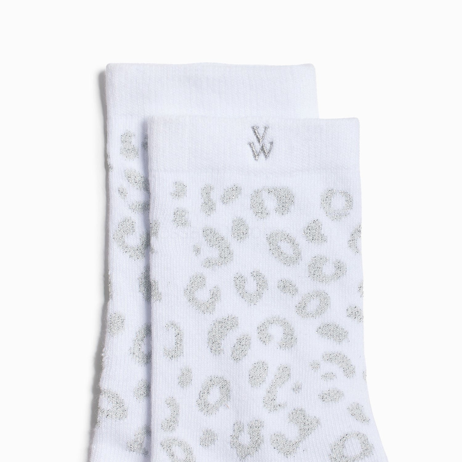 (image for) Chaussettes Tara Blanc Et LéOpard Argent | Vanessawupromo.Com 41