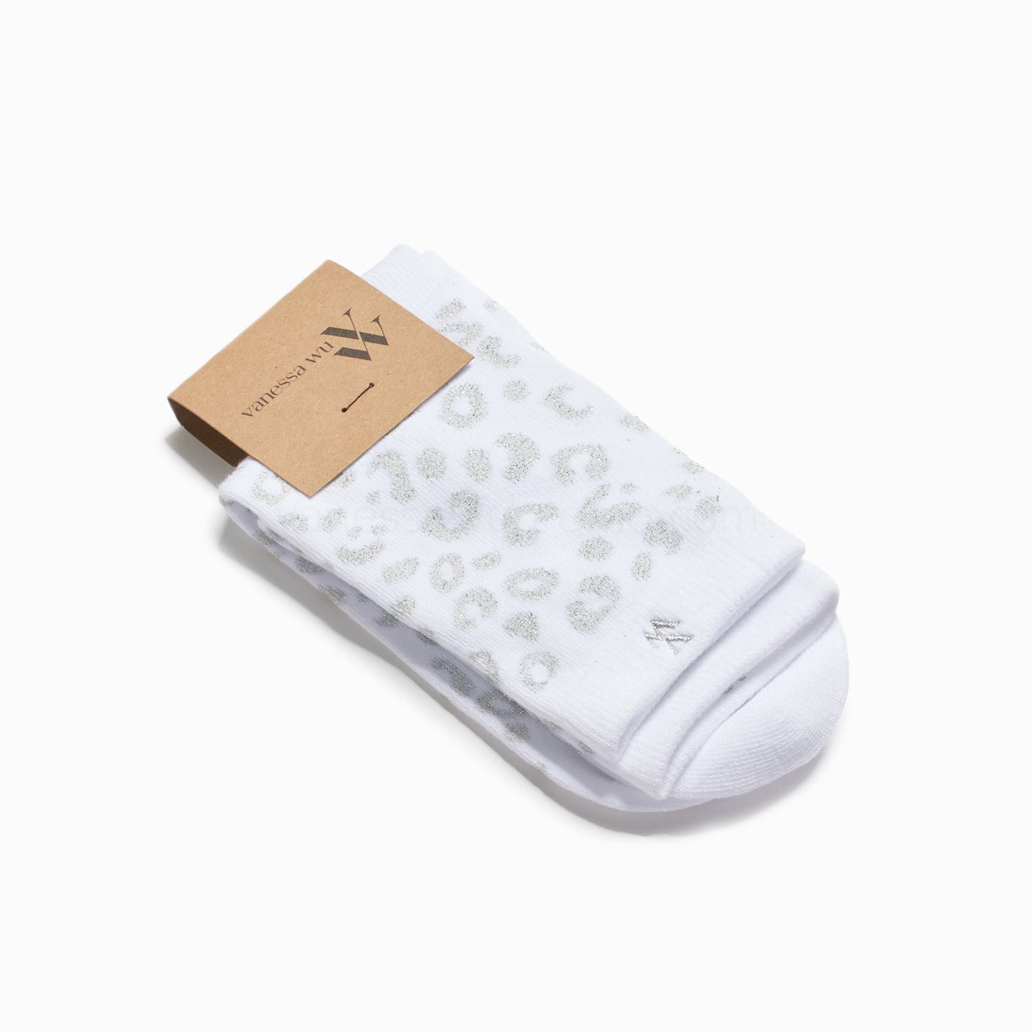 (image for) Chaussettes Tara Blanc Et LéOpard Argent | Vanessawupromo.Com 41