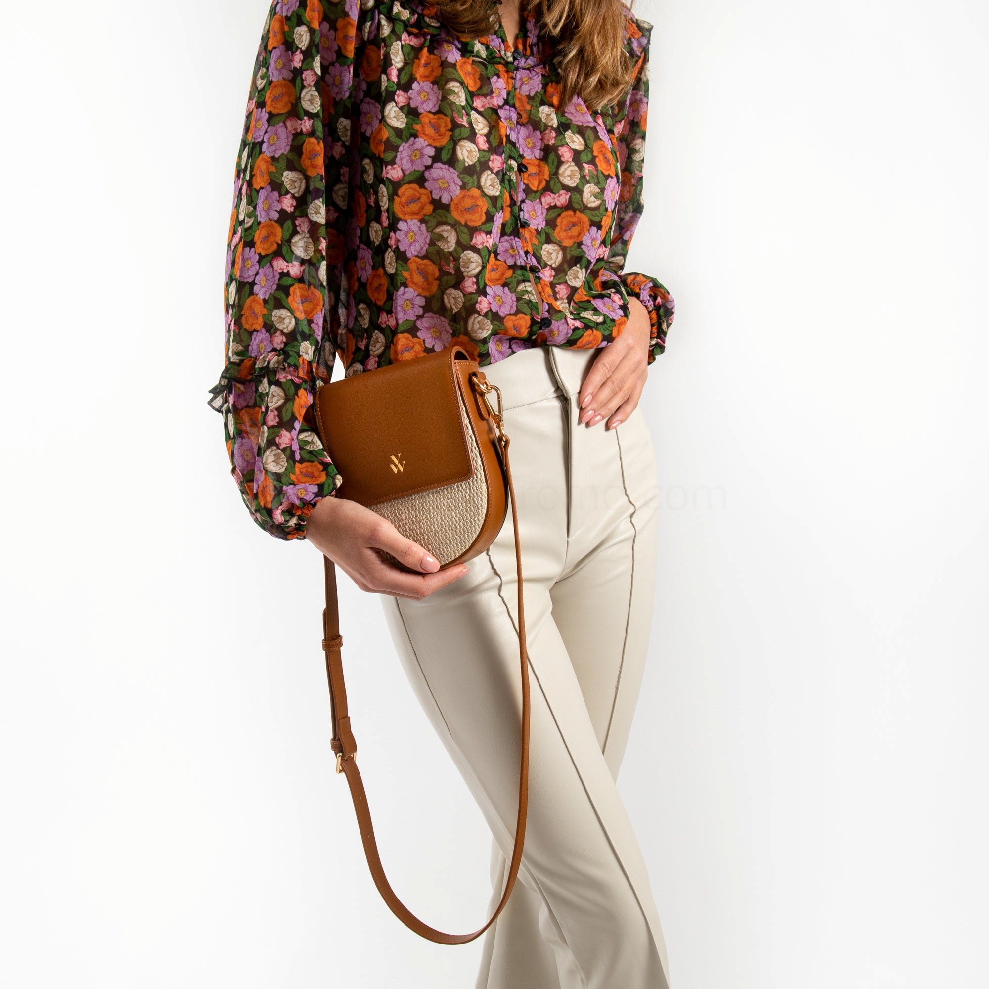 (image for) Petit Sac Armelle Camel Et Beige à BandoulièRe | Vanessawupromo.Com 809