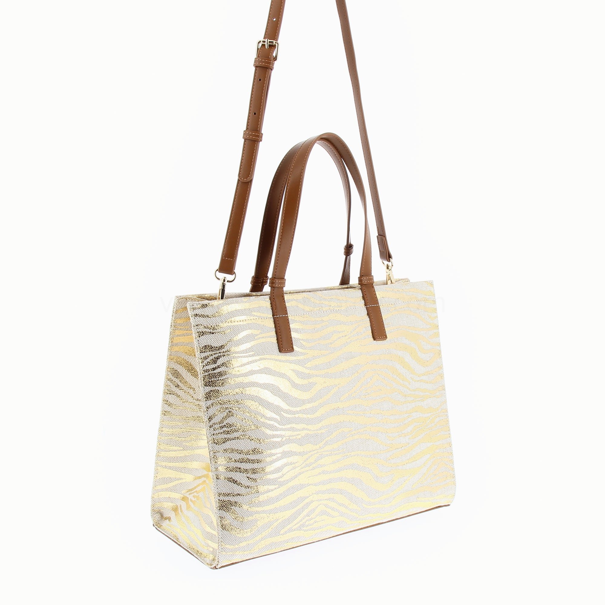 (image for) Sac Cabas Monogramme Emilia ZéBré Or | Vanessawupromo.Com 800