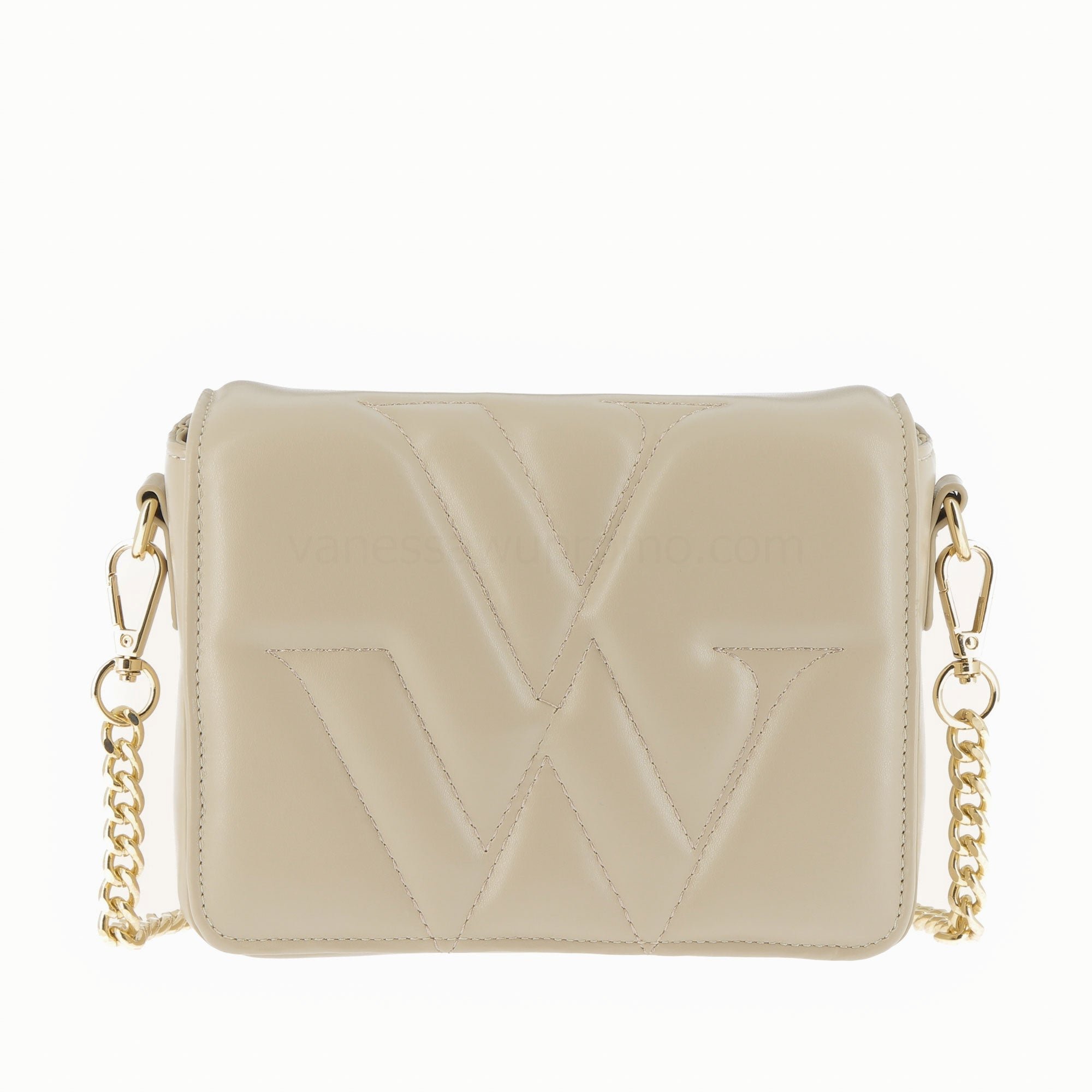 (image for) Petit Sac Monogramme Annie Beige Matelassé à Rabat | Vanessawupromo.Com 815