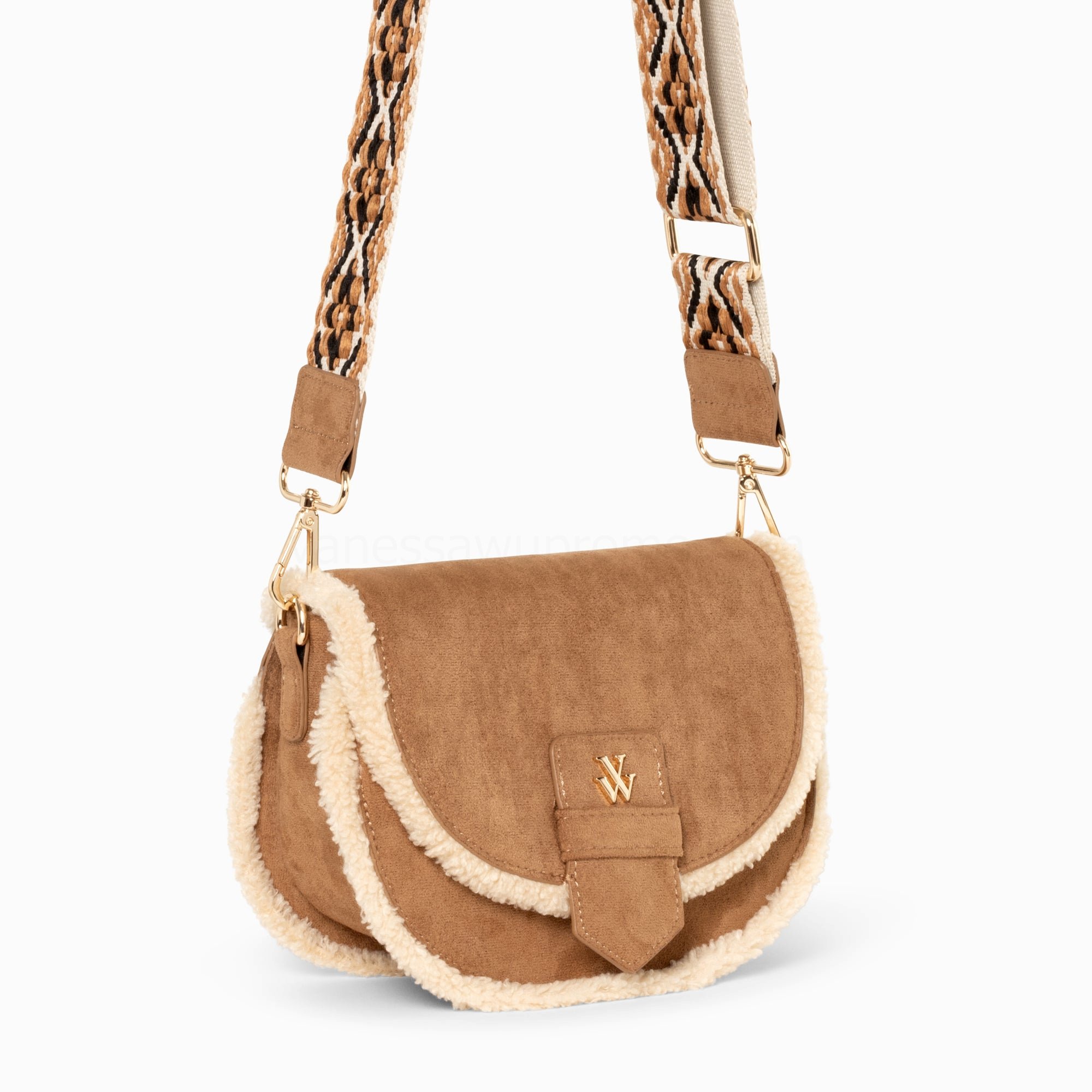 (image for) Sacoche BandoulièRe Liliana Camel Et Beige à Rabat | Vanessawupromo.Com 796