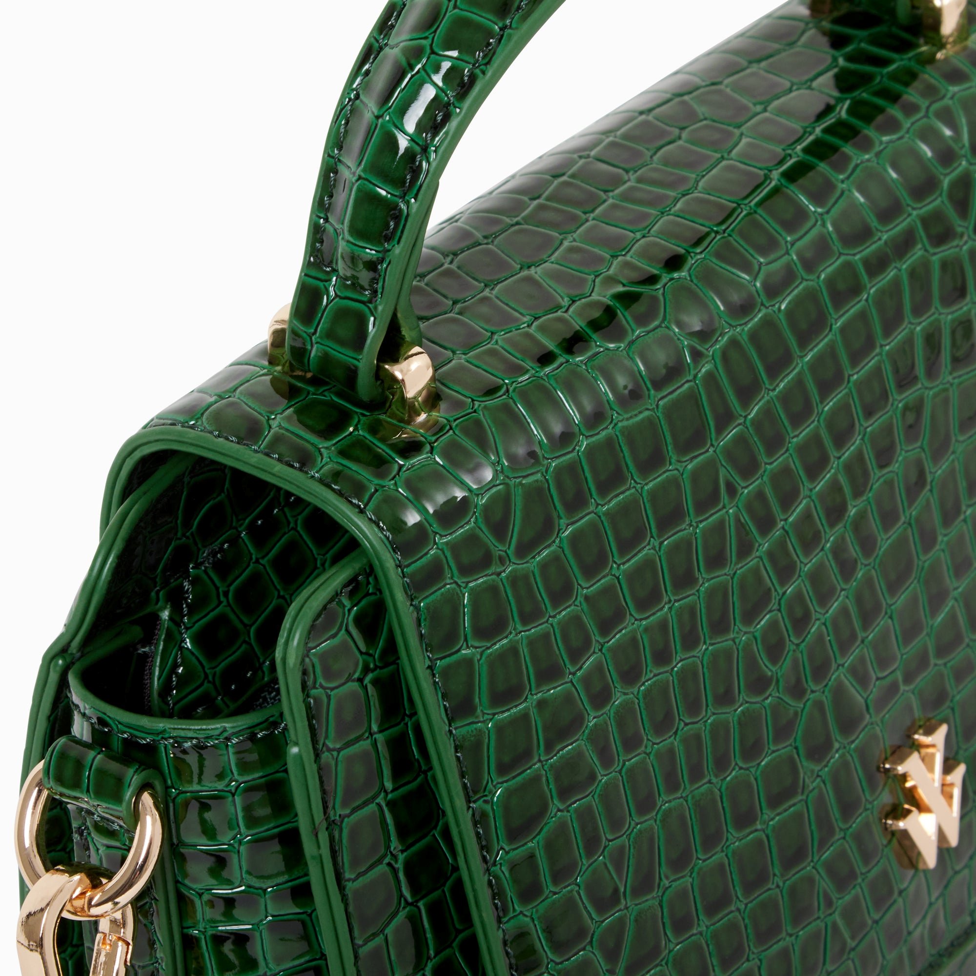 (image for) Petit Sac à Main Joanne Vert Croco | Vanessawupromo.Com 788