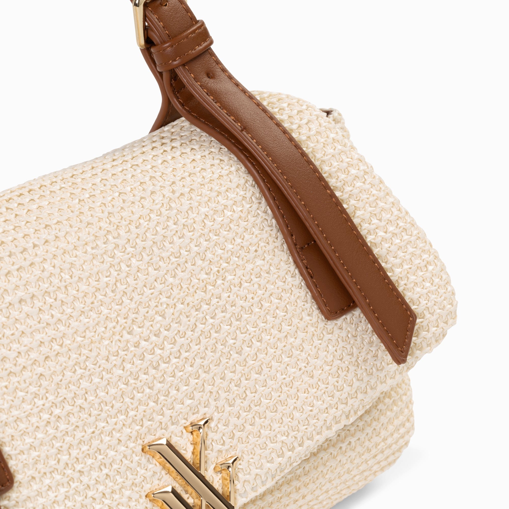 (image for) Sac Baguette Isaline En Raphia Beige Clair à Anse TresséE | Vanessawupromo.Com 791