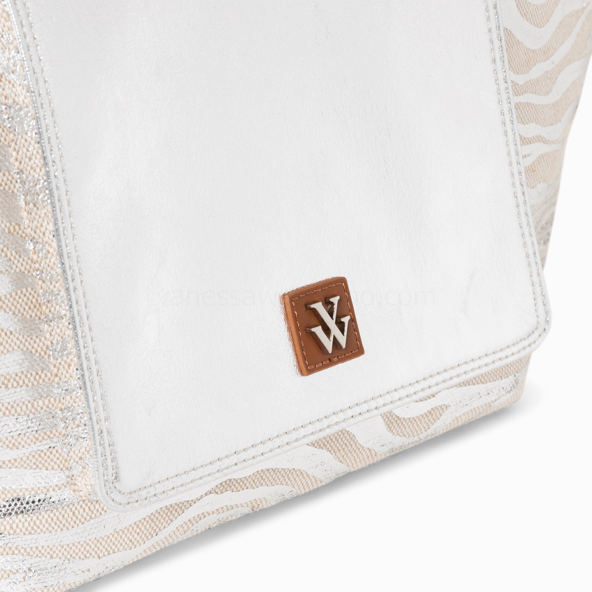 (image for) Cabas Roxanna Argent Imprimé ZèBre à Pochette | Vanessawupromo.Com 785