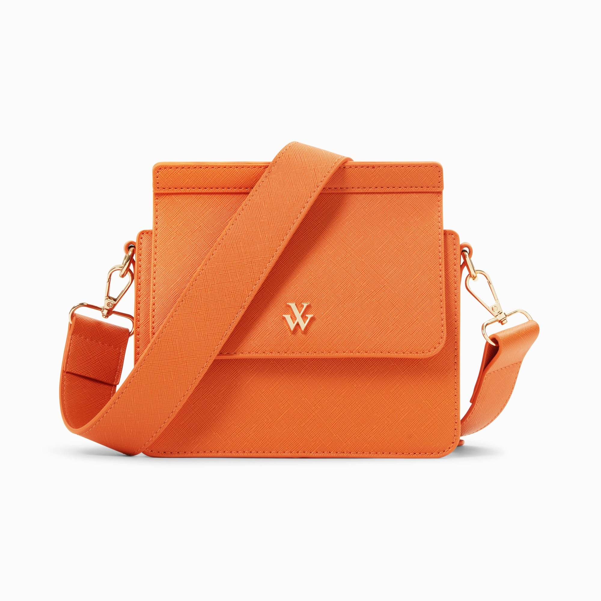 (image for) Mini Sac TrapèZe AuréLie Orange à BandoulièRe | Vanessawupromo.Com 782