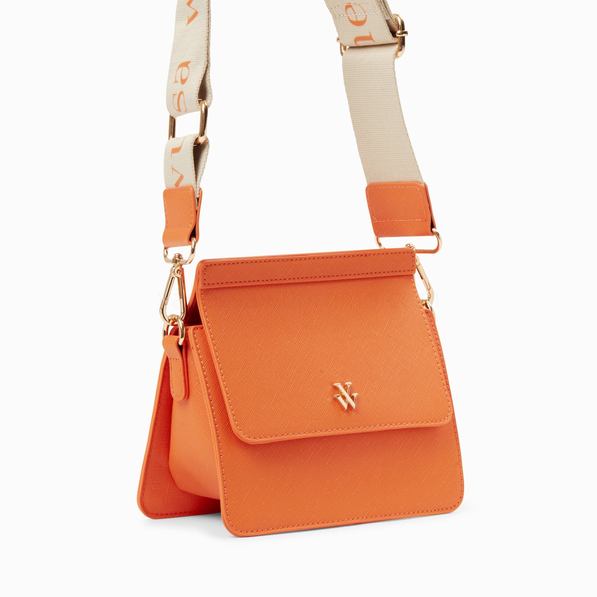 (image for) Mini Sac TrapèZe AuréLie Orange à BandoulièRe | Vanessawupromo.Com 782