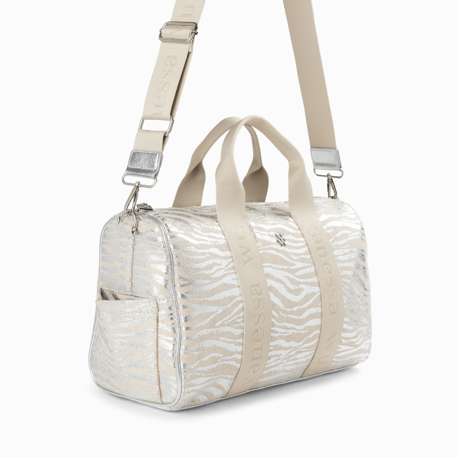 (image for) Sac Week-End Bianca Argent ZéBré | Vanessawupromo.Com 740