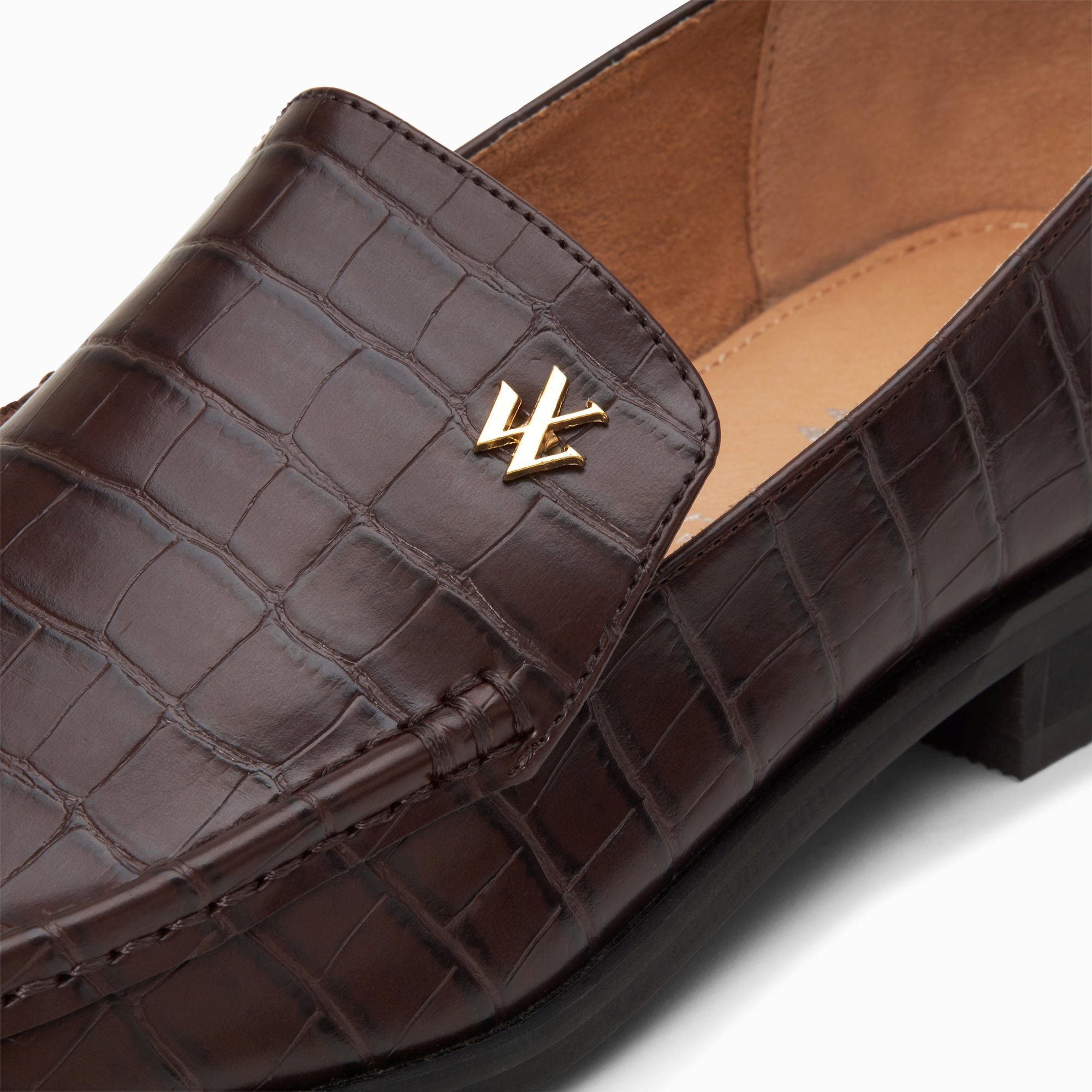 (image for) Mocassins Marianne Marron Croco | Vanessawupromo.Com 502