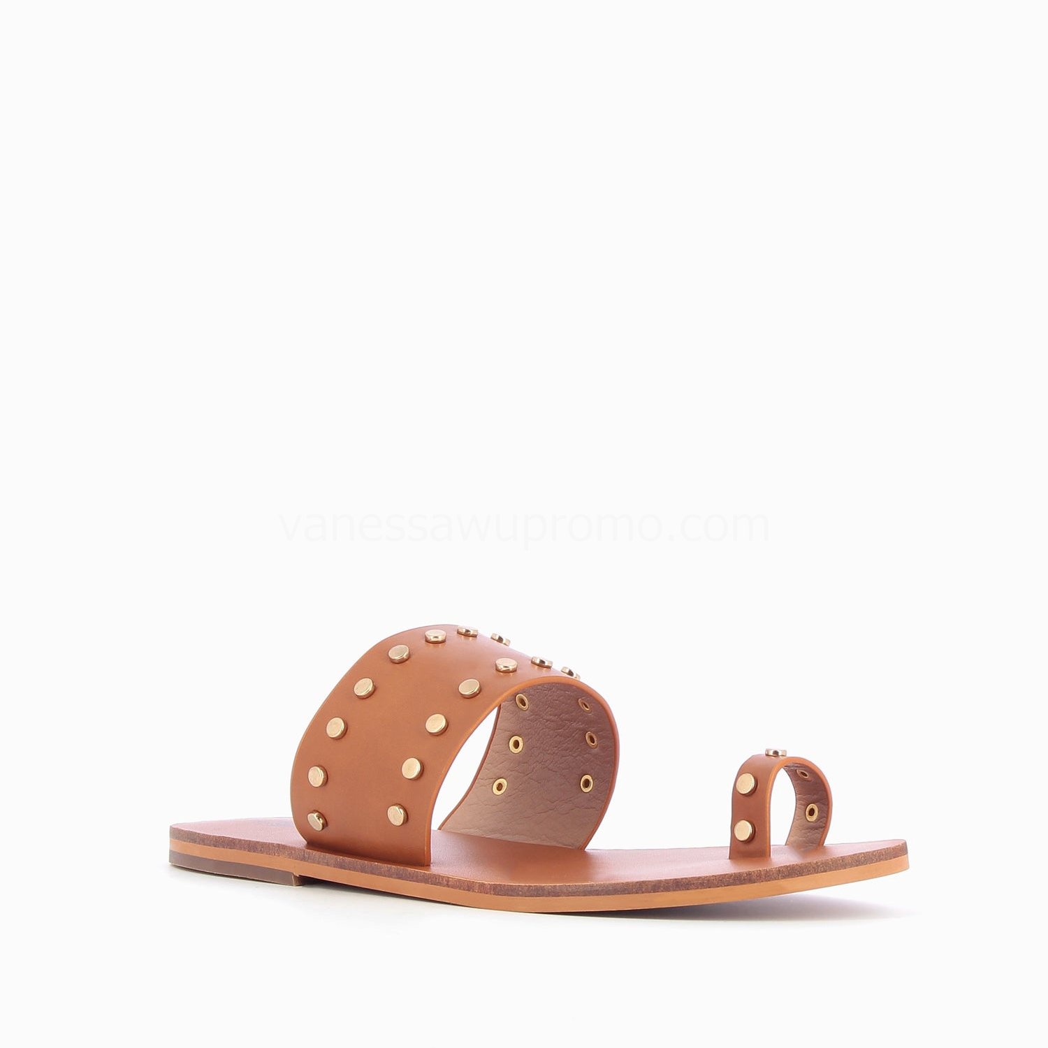 (image for) Mules CloutéEs LaëTicia Camel à Passe-Pouce | Vanessawupromo.Com 504