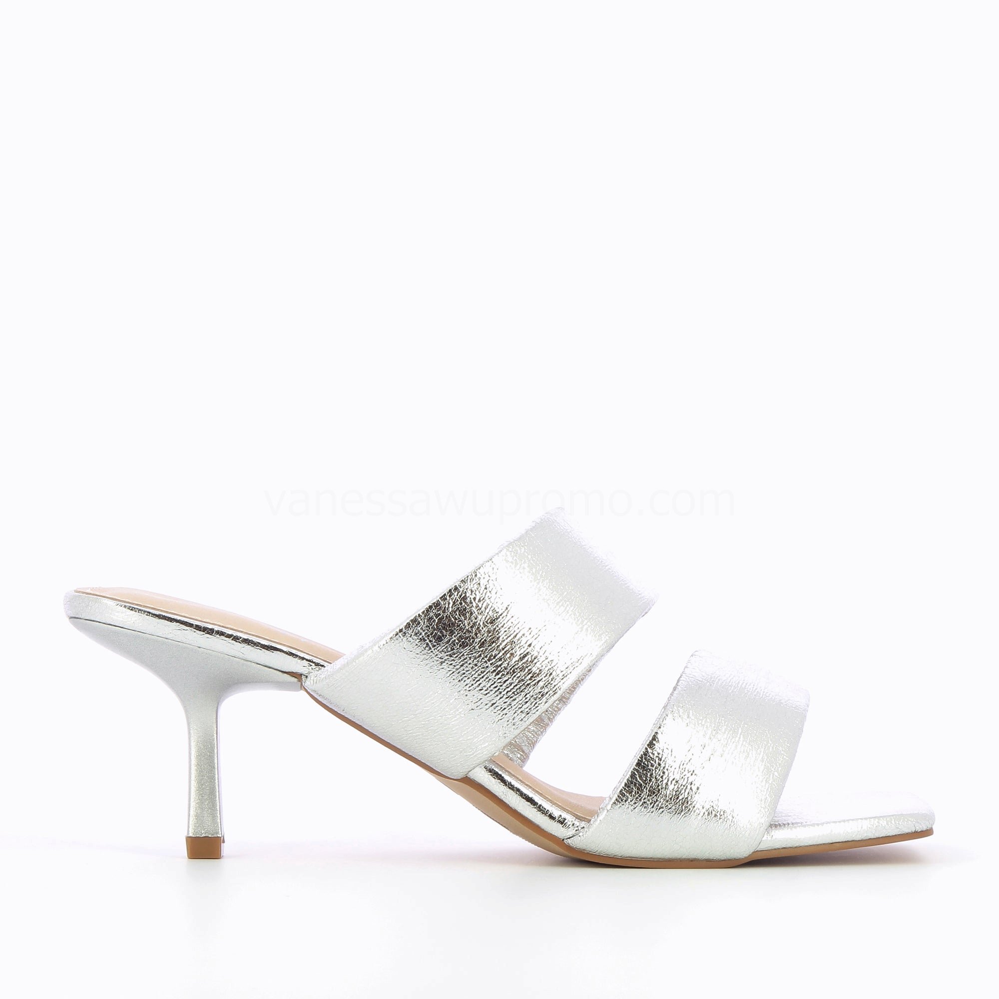 (image for) Mules Elia Argent à Brides RembourréEs | Vanessawupromo.Com 570