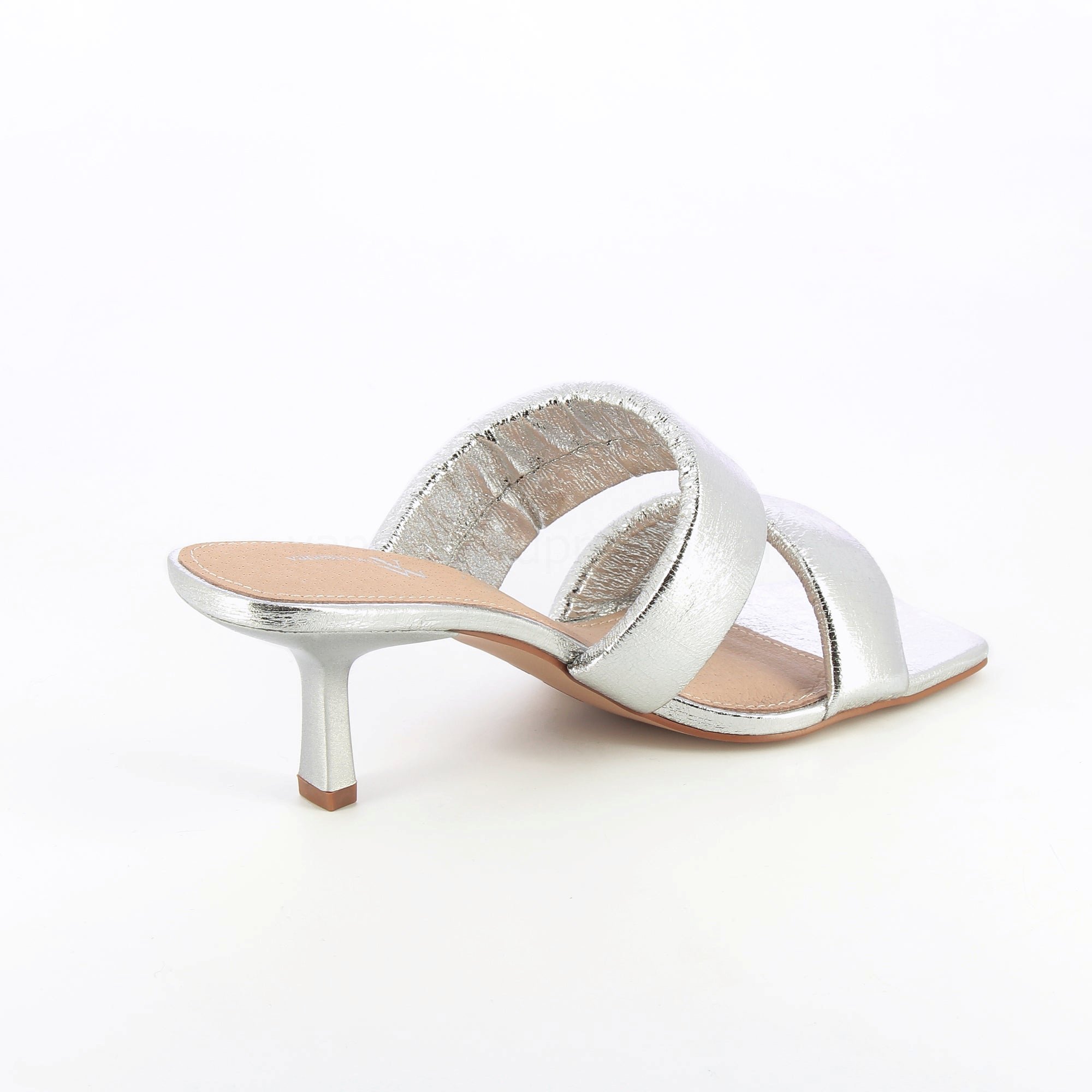 (image for) Mules Elia Argent à Brides RembourréEs | Vanessawupromo.Com 570