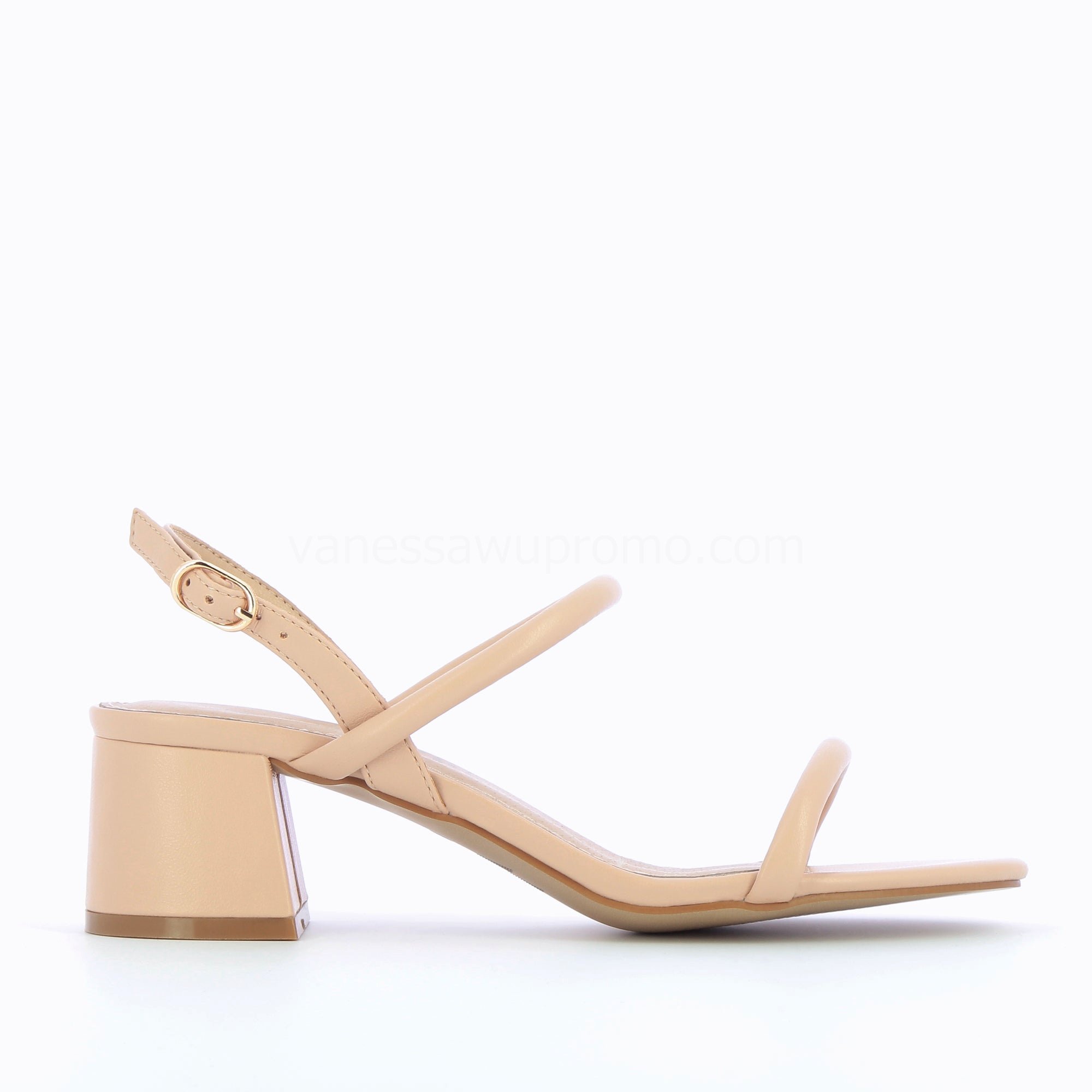 (image for) Sandales à Talon Minimalistes Oriane Nude | Vanessawupromo.Com 383