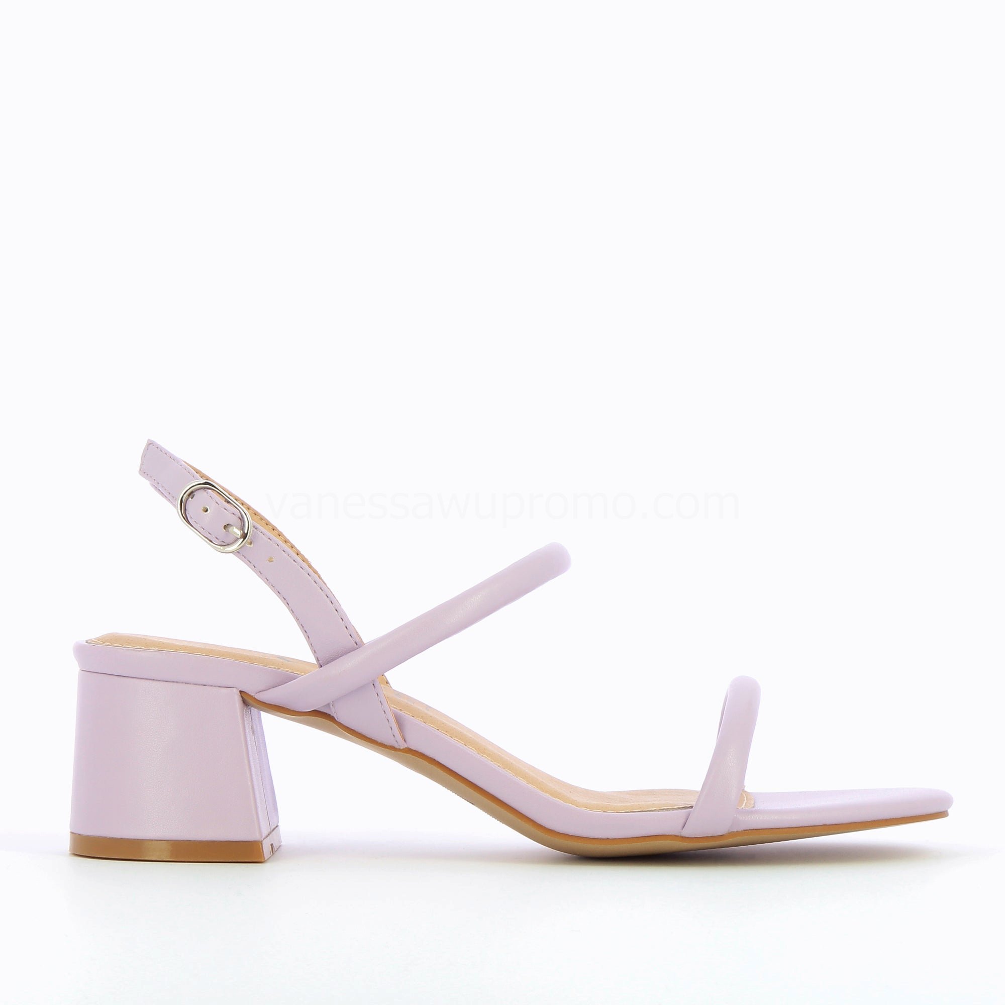 (image for) Sandales à Talon Minimalistes Oriane Lilas | Vanessawupromo.Com 334