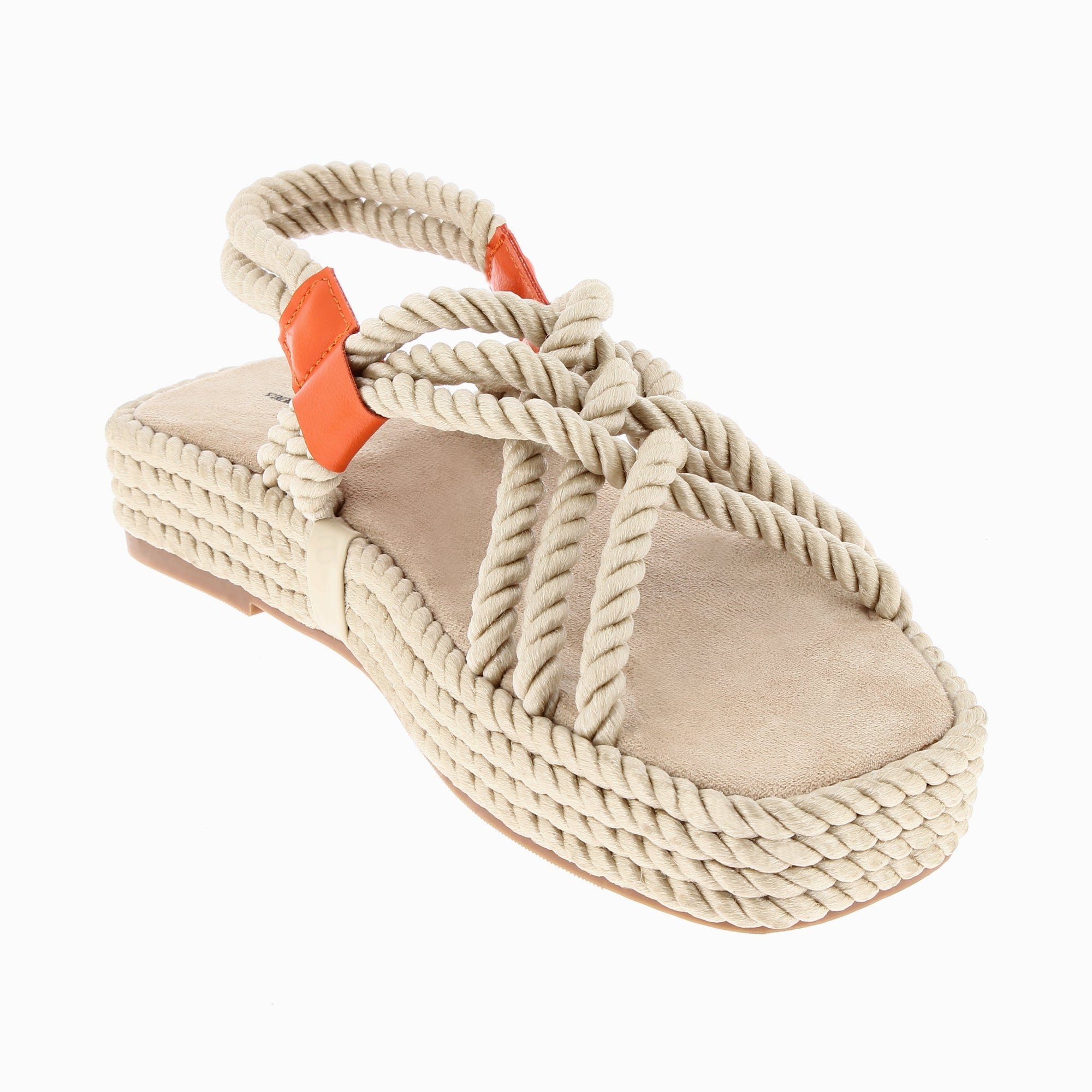 (image for) Sandales En Corde Anya Beige à Plateforme | Vanessawupromo.Com 536