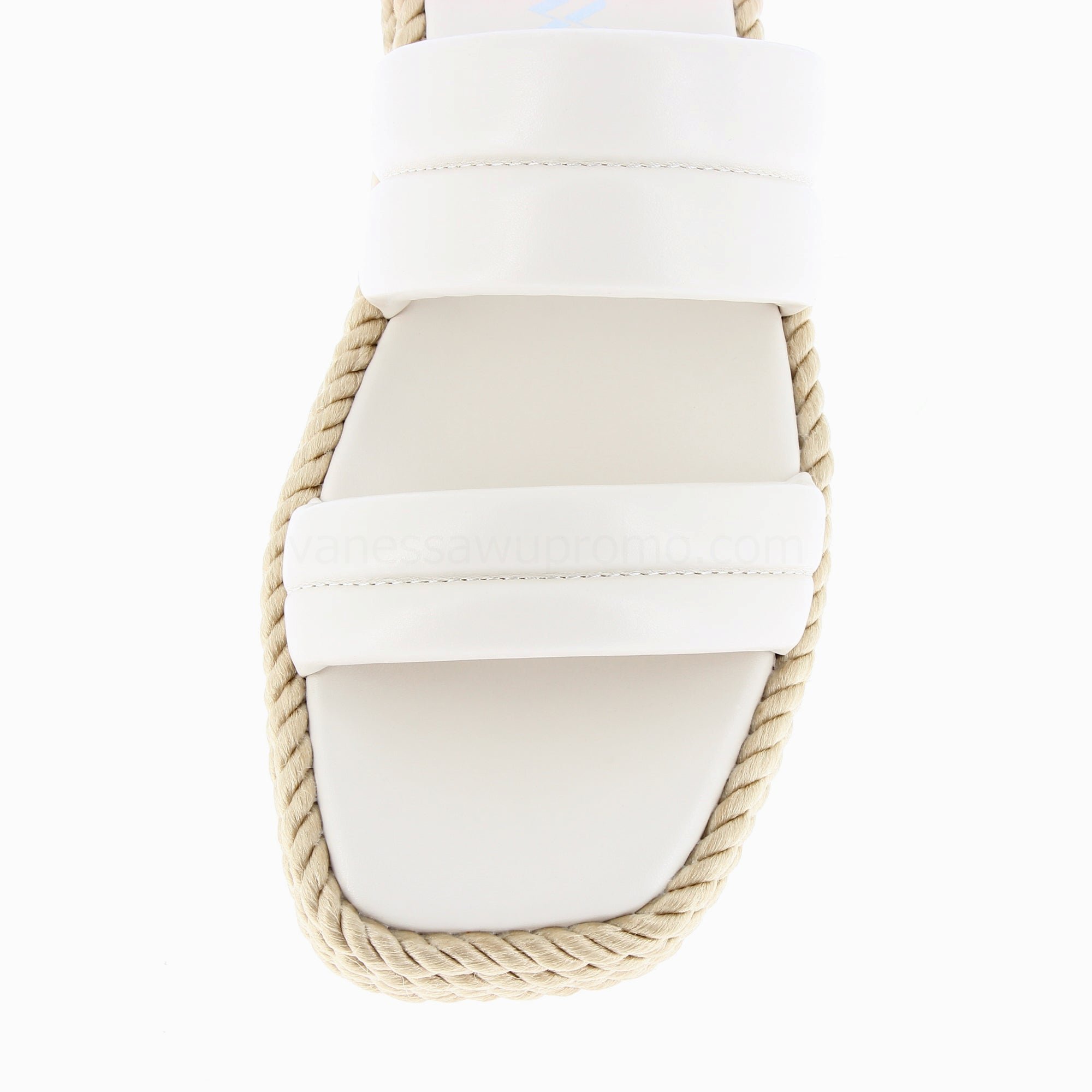 (image for) Mules Nala Beige Clair à Plateforme Cordes | Vanessawupromo.Com 540