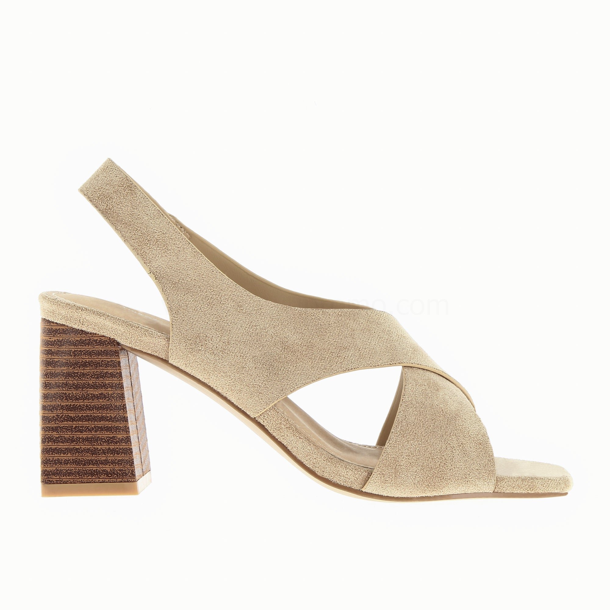 (image for) Sandales Dakota Beiges à Brides CroiséEs Et Talon Haut | Vanessawupromo.Com 588