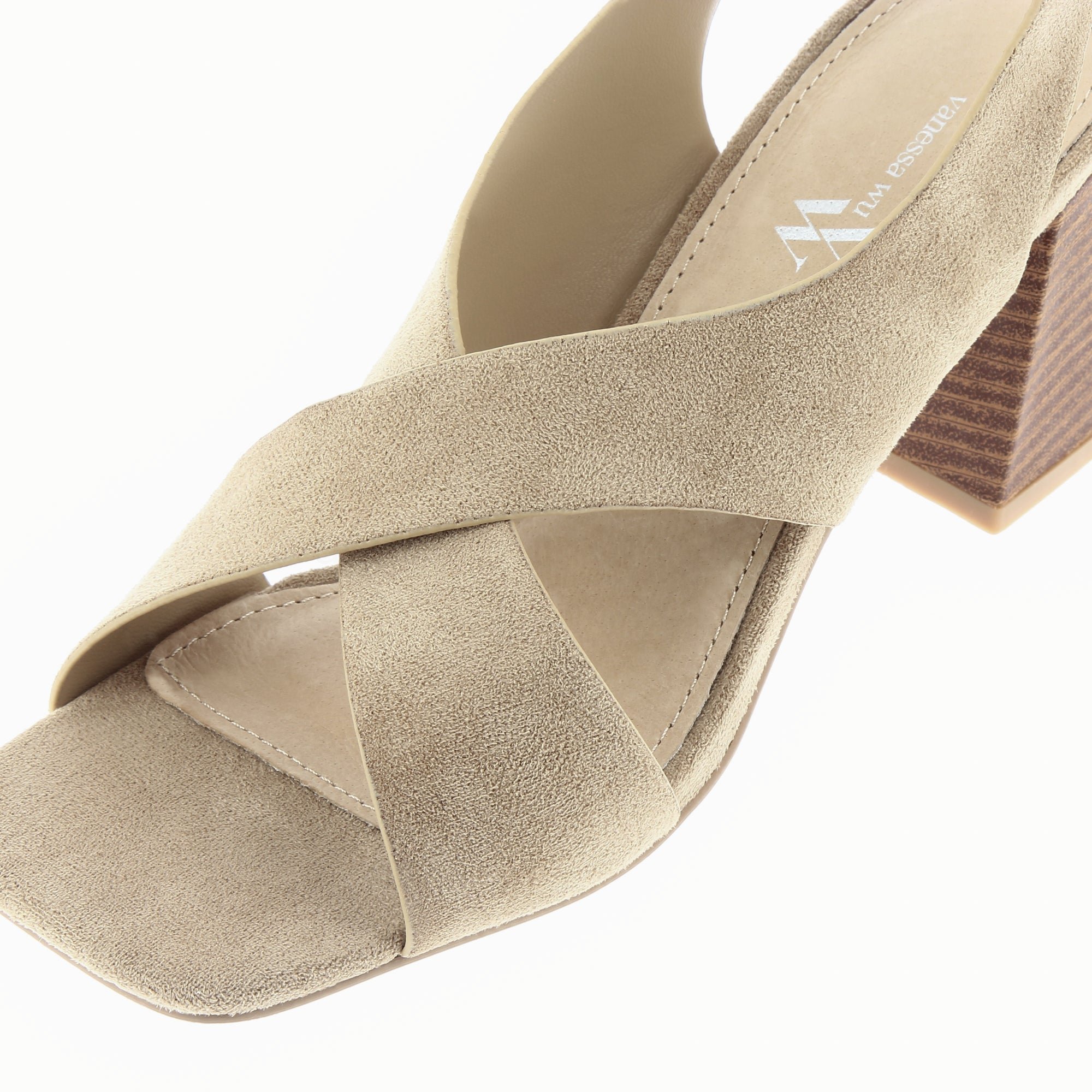 (image for) Sandales Dakota Beiges à Brides CroiséEs Et Talon Haut | Vanessawupromo.Com 588