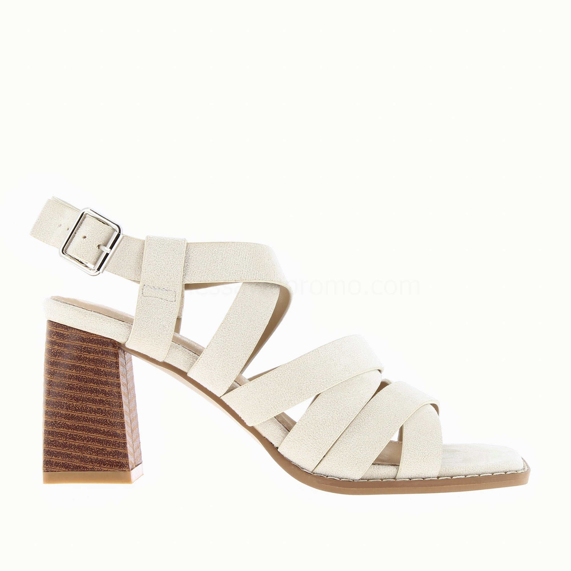 (image for) Sandales Carrie Beige Clair à Multibrides CroiséEs Et Talon Haut | Vanessawupromo.Com 311