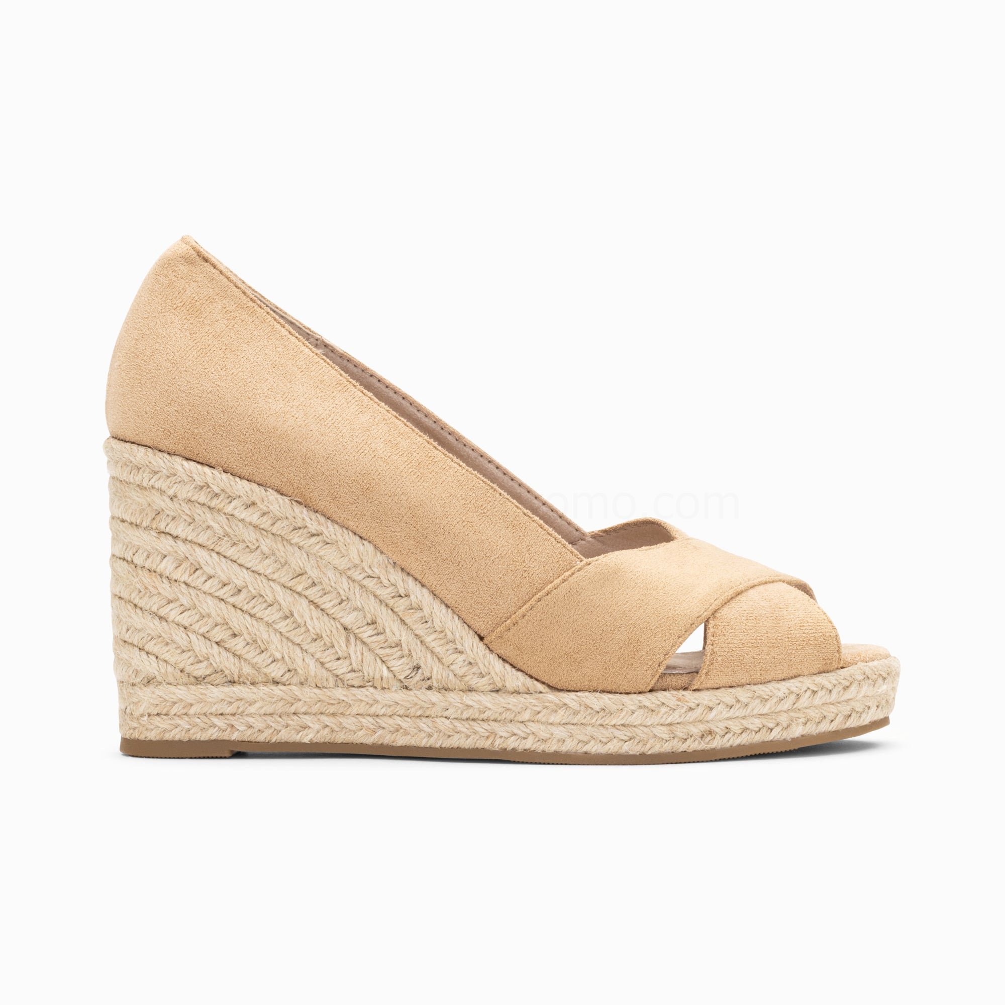 (image for) Sandales CompenséEs Peep-Toe LéOnie Beiges | Vanessawupromo.Com 636