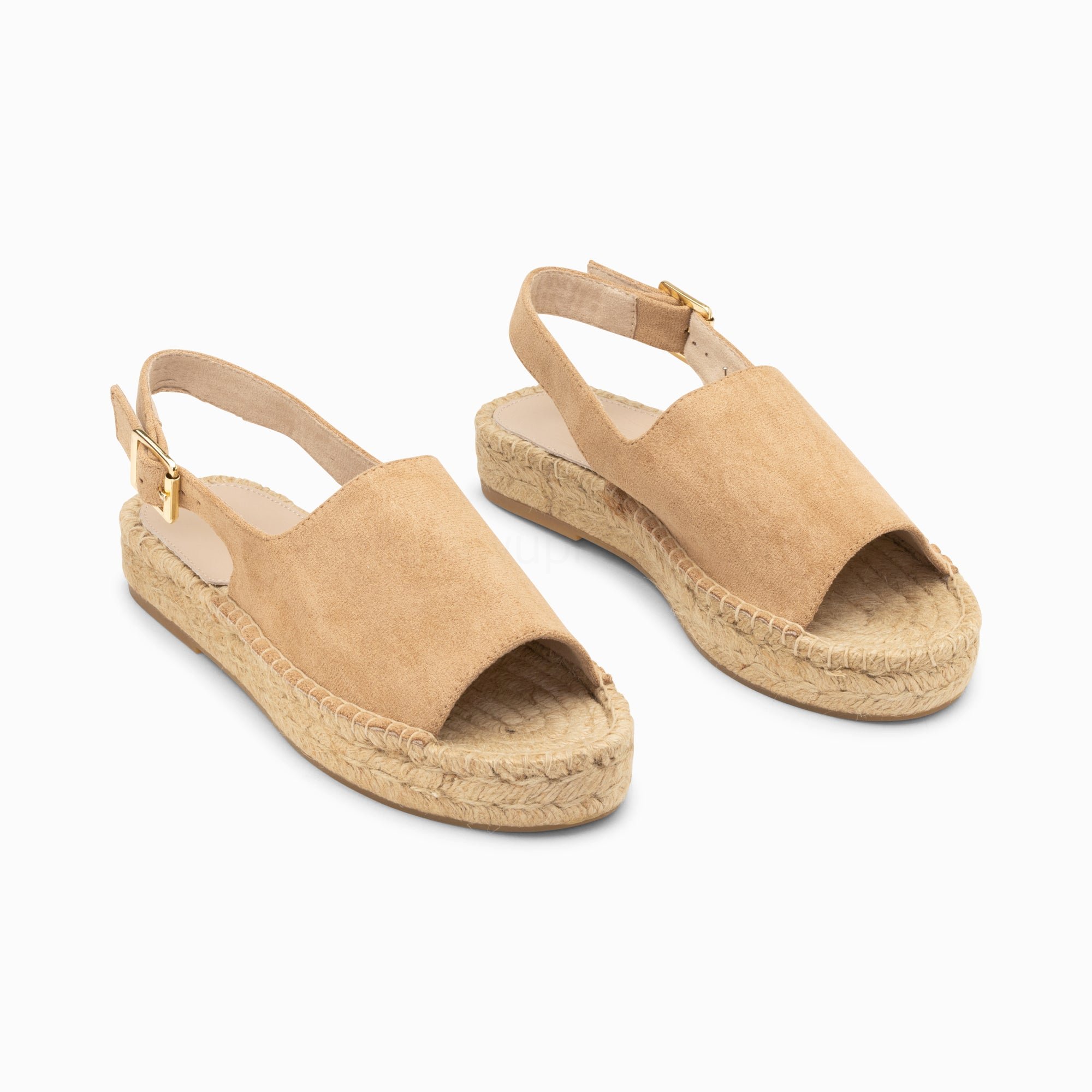 (image for) Sandales Marjolaine Beiges à Semelle Espadrille | Vanessawupromo.Com 330