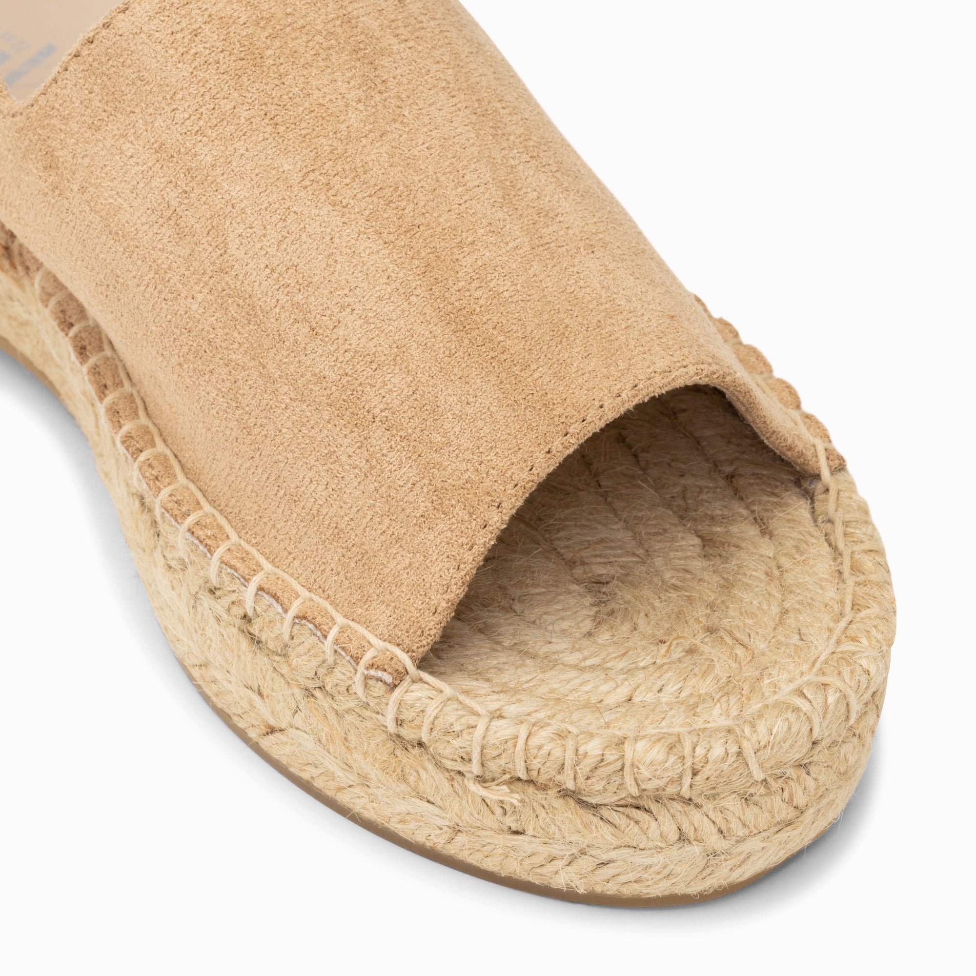 (image for) Sandales Marjolaine Beiges à Semelle Espadrille | Vanessawupromo.Com 330