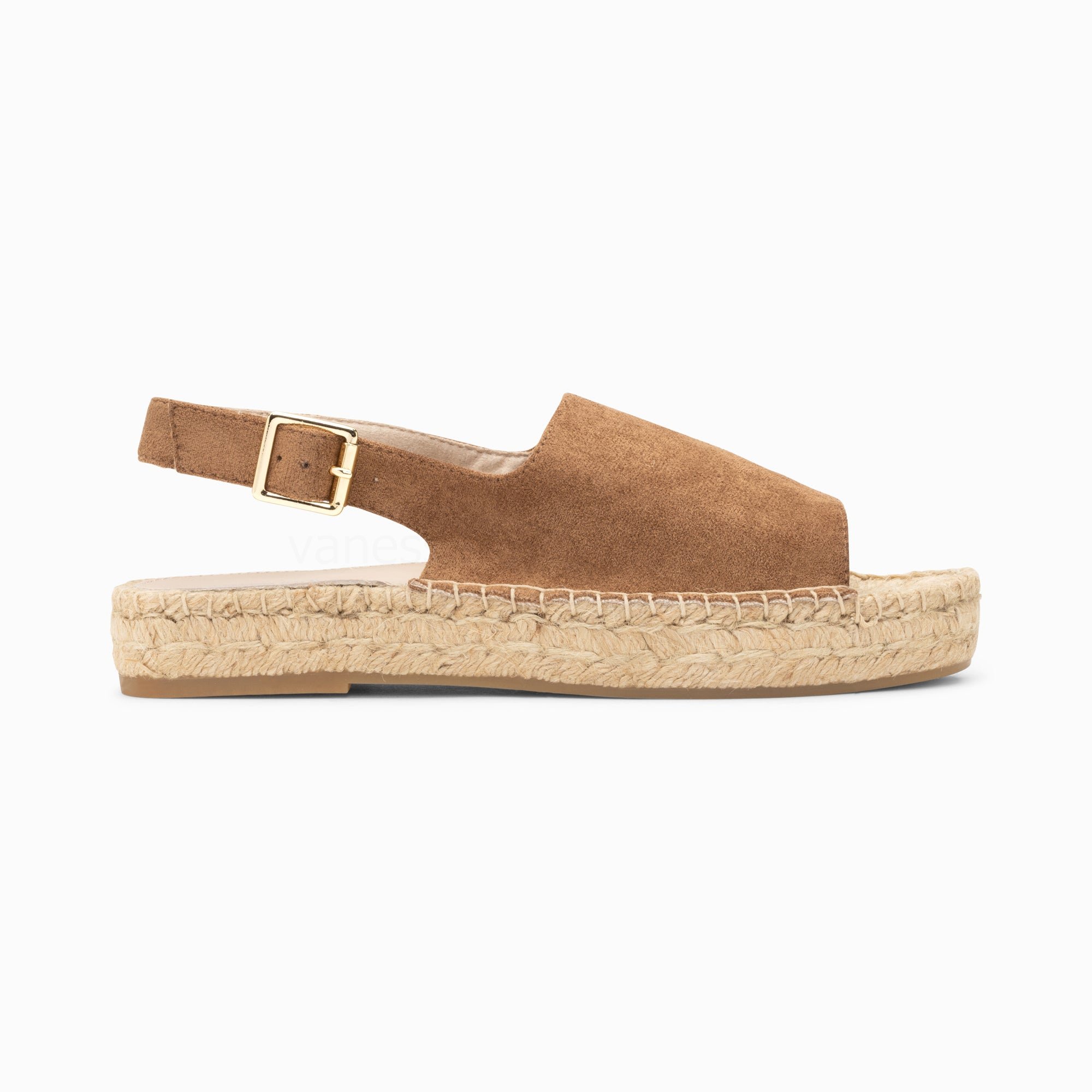 (image for) Sandales Marjolaine Noisette à Semelle Espadrille | Vanessawupromo.Com 264